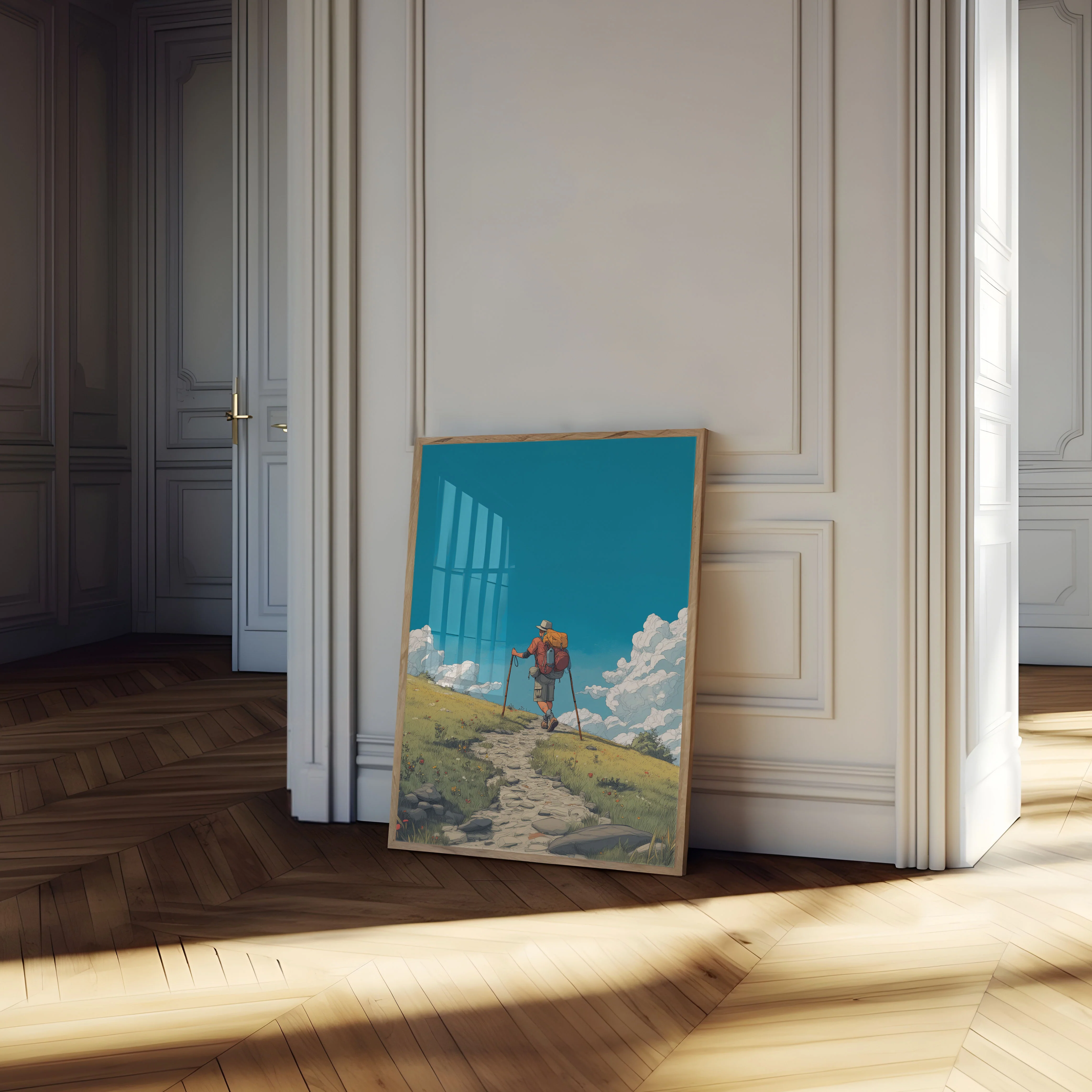 Mountain Trail Wanderer Poster - Image 4