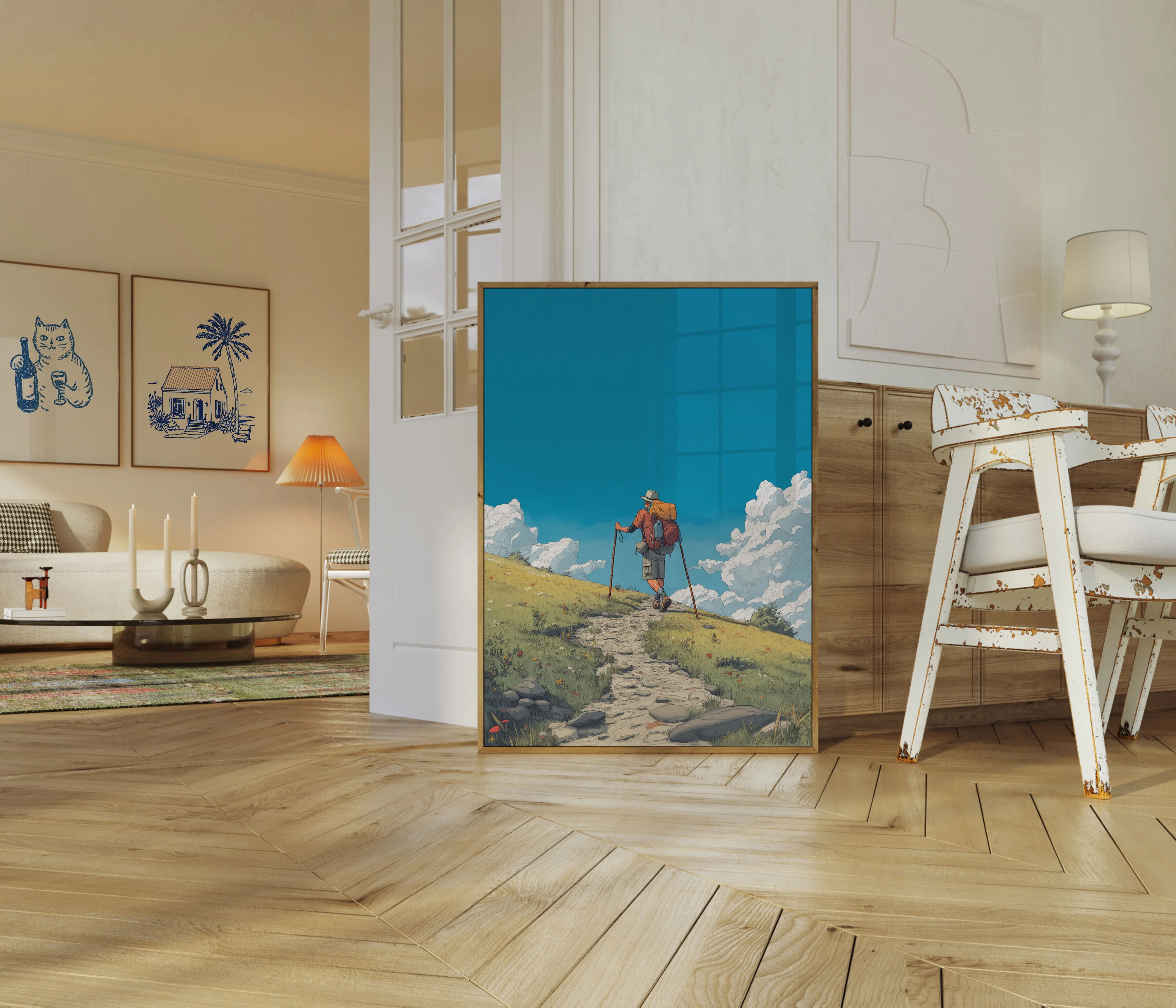 Mountain Trail Wanderer Poster - Image 5