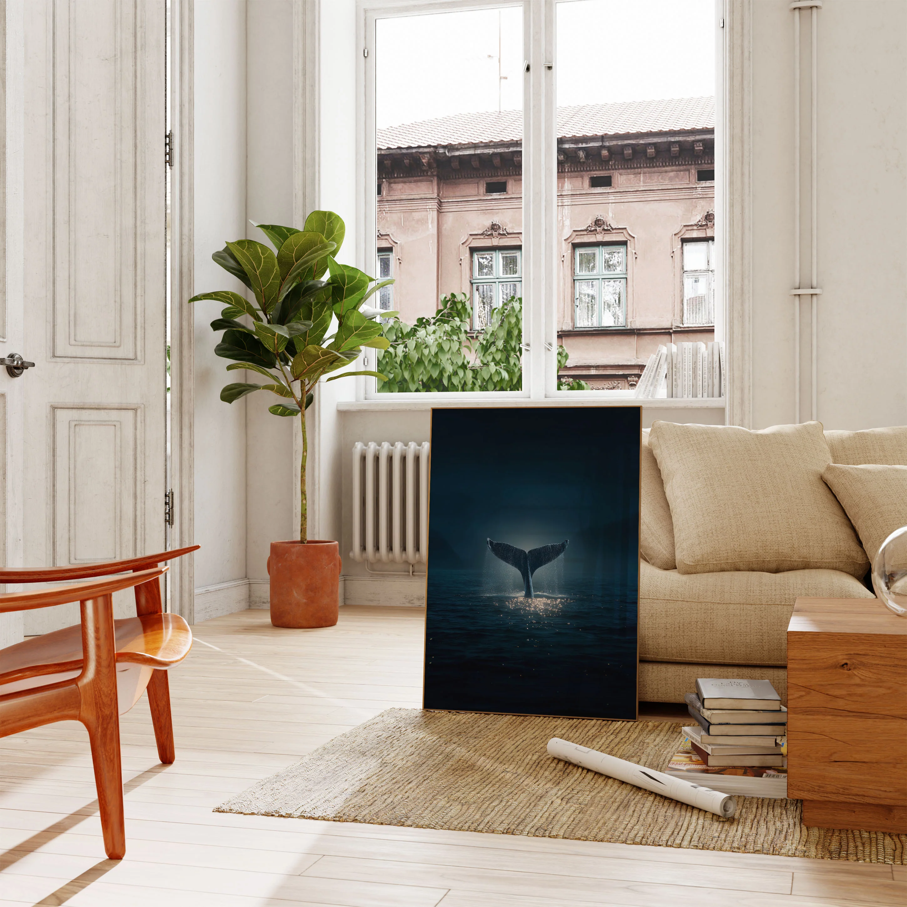 Mystical Whale Tail Poster - Image 2
