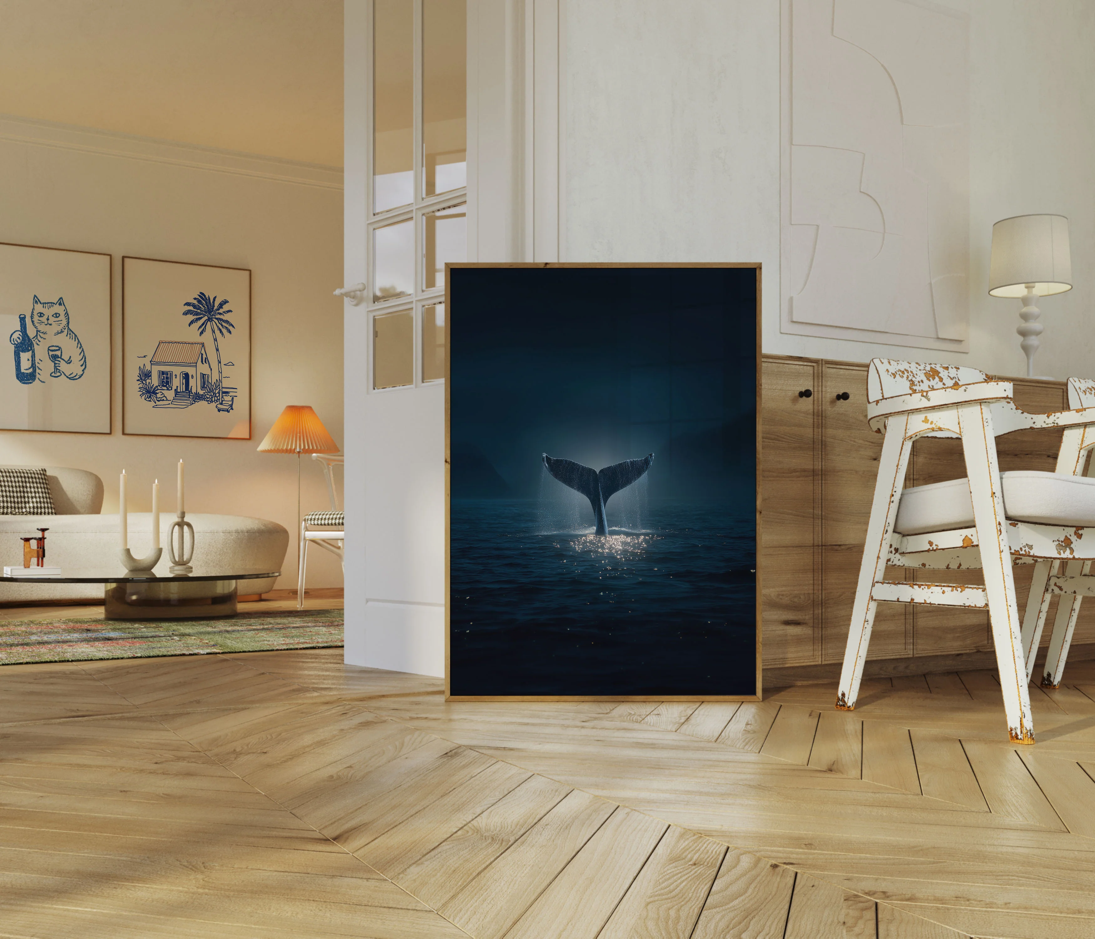 Mystical Whale Tail Poster - Image 5