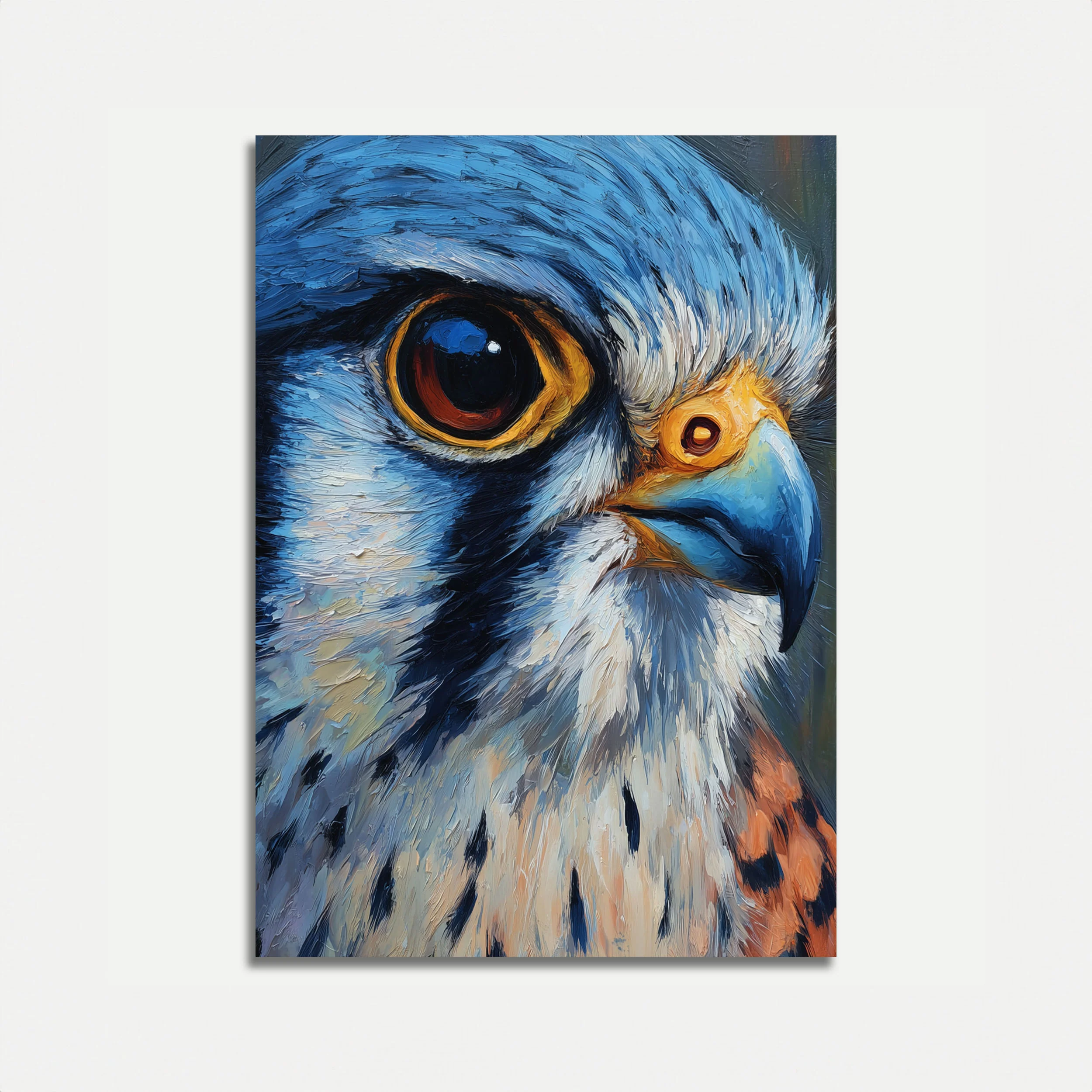 Piercing Blue Eagle Eye Poster
