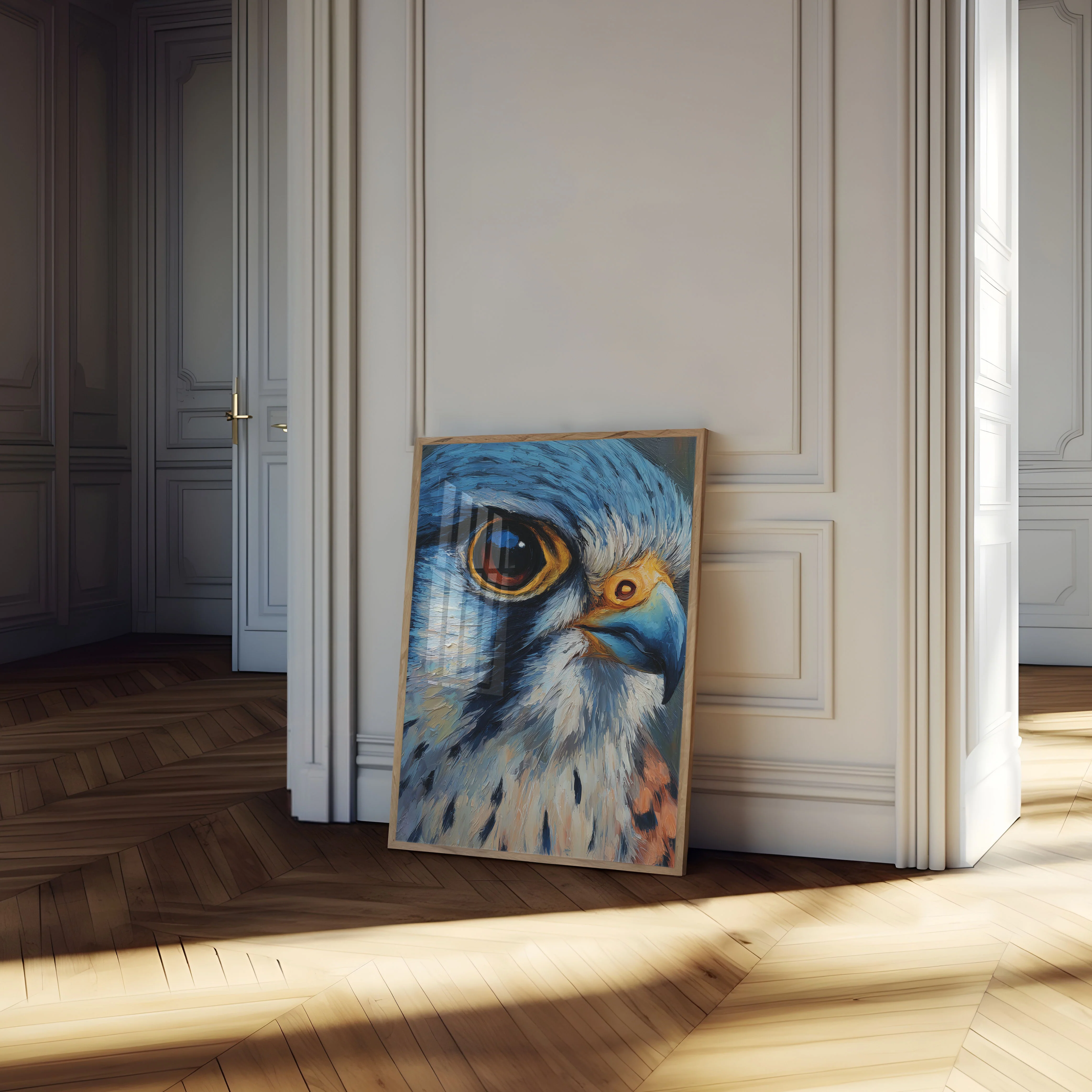 Piercing Blue Eagle Eye Poster - Image 4
