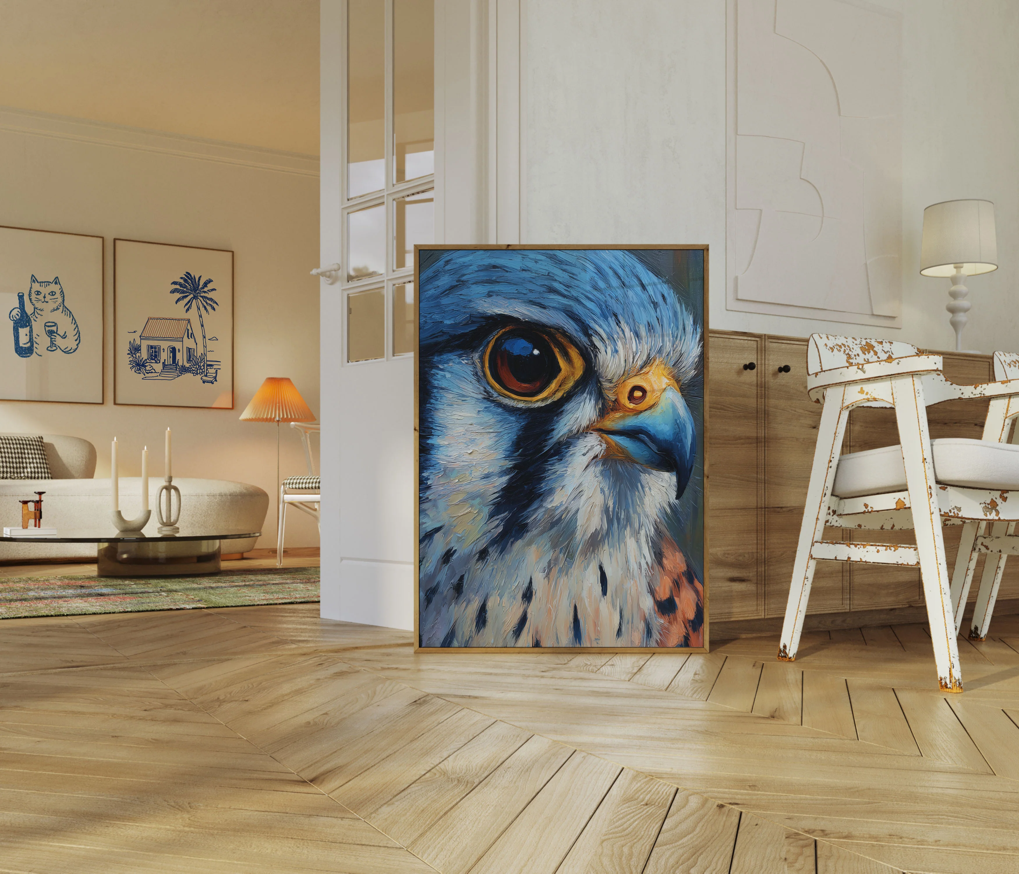 Piercing Blue Eagle Eye Poster - Image 5