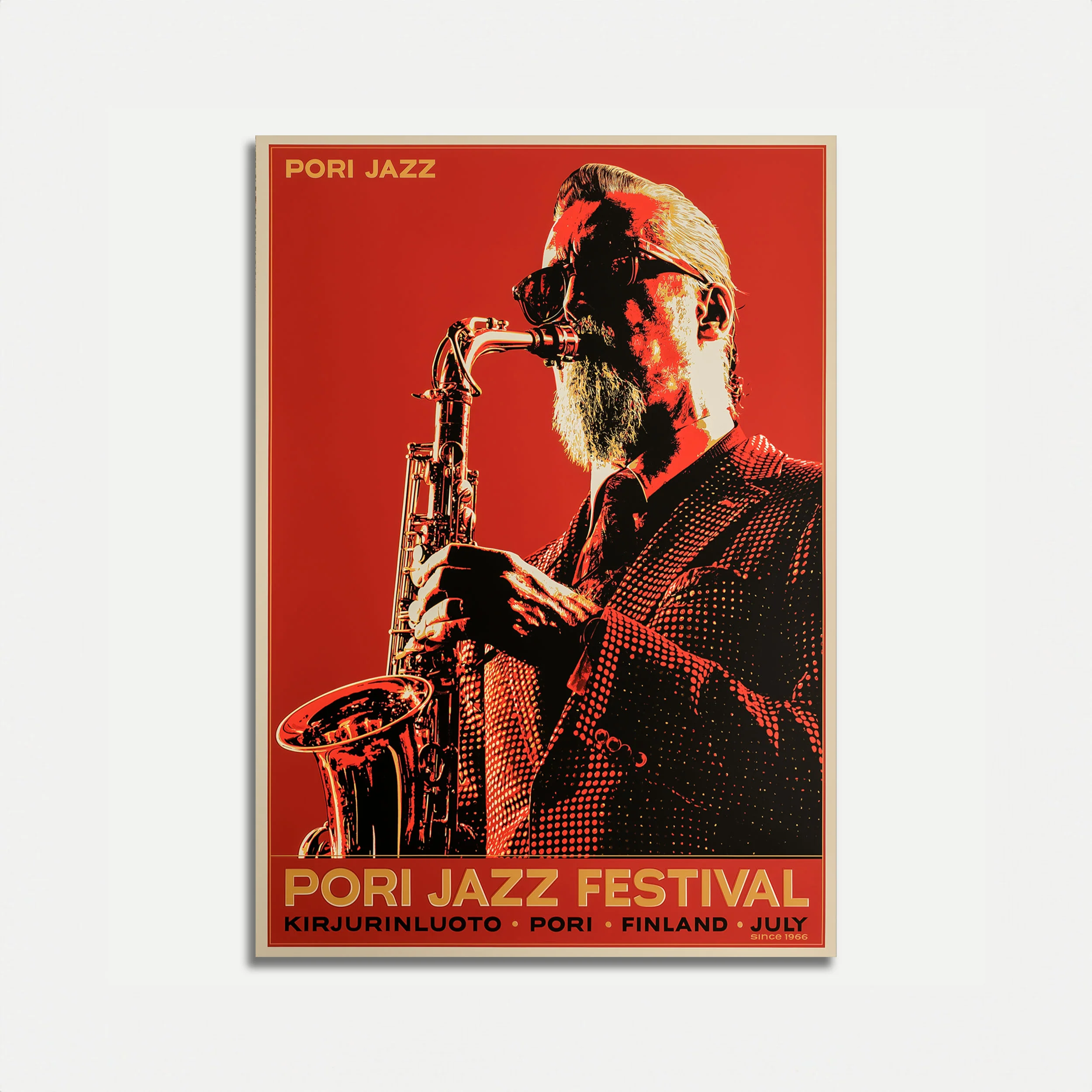 Pori Jazz Festival Vintage Poster