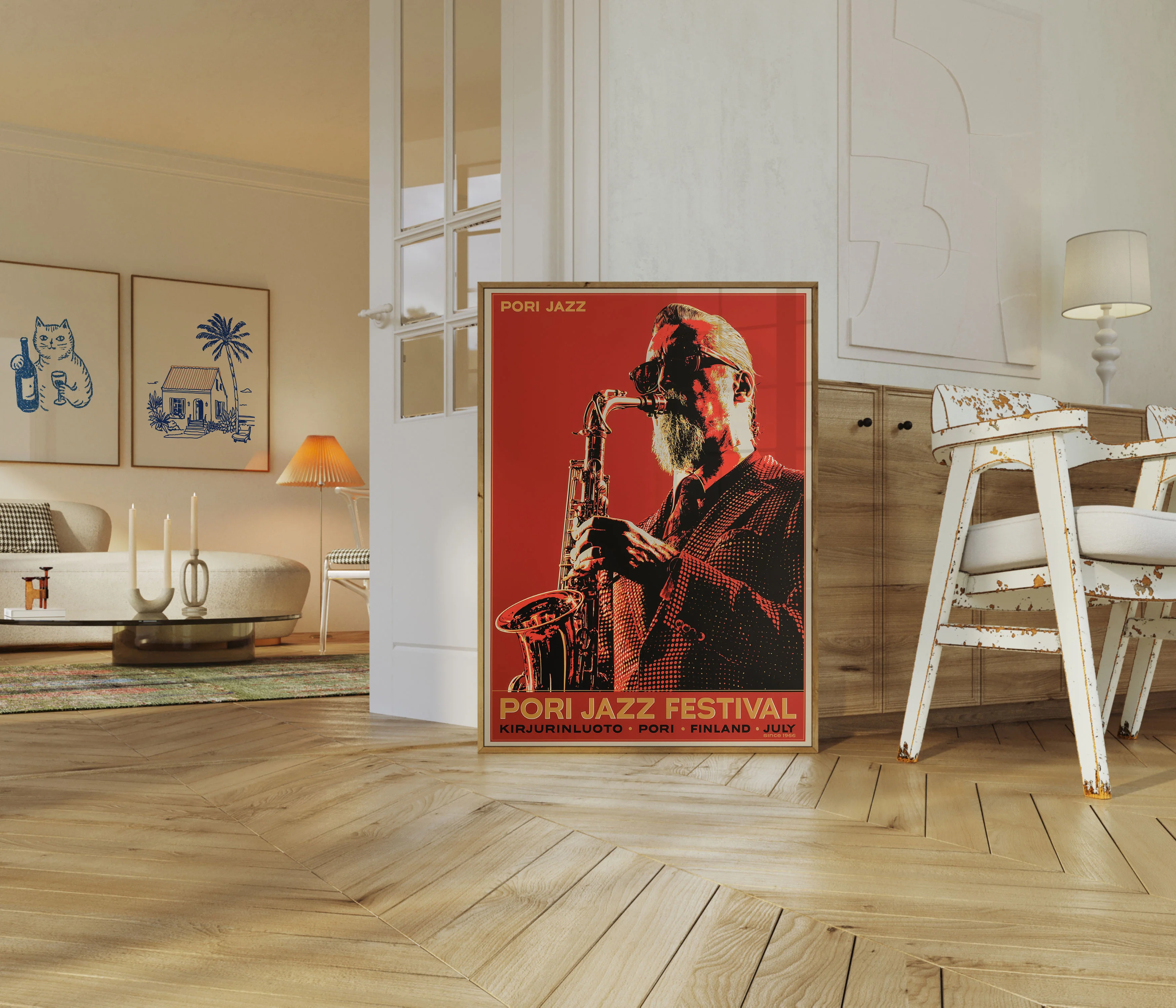 Pori Jazz Festival Vintage Poster - Image 5