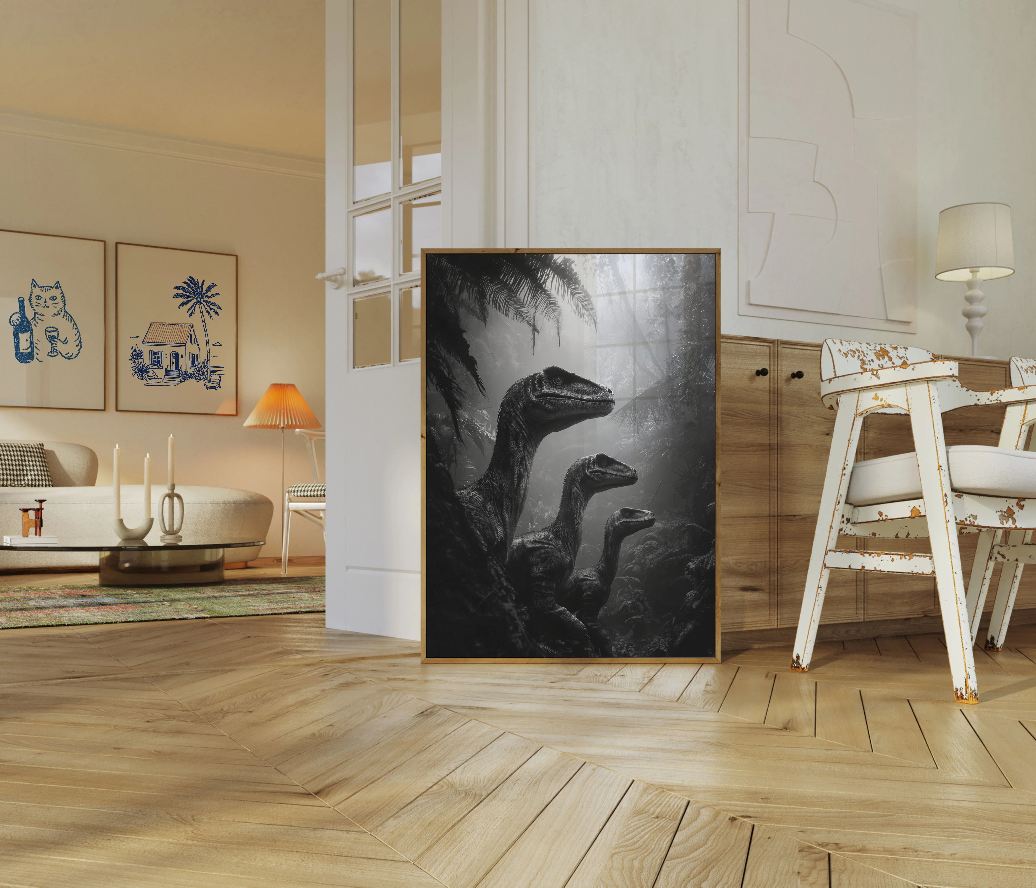 Prehistoric Predators Forest Poster - Image 5