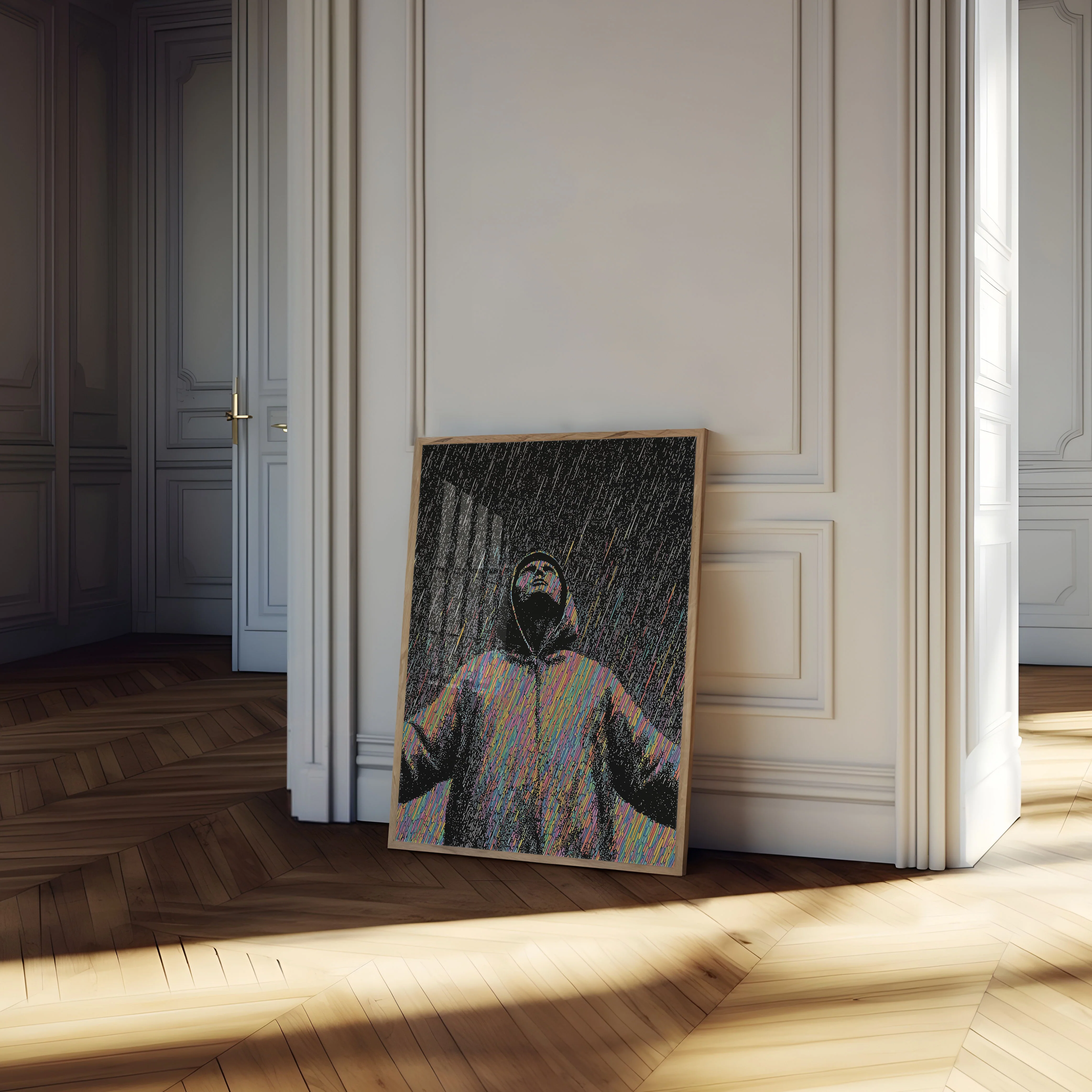 Rainy Day Reflection Portrait Poster - Image 4