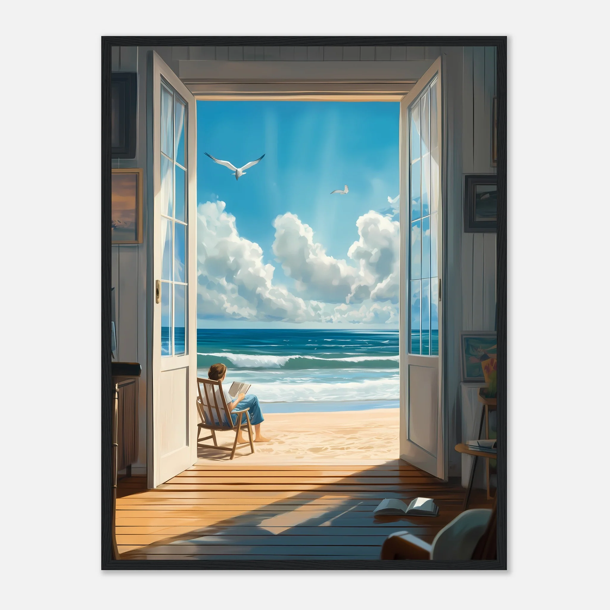 Reading by Shore – Poster - Image 11
