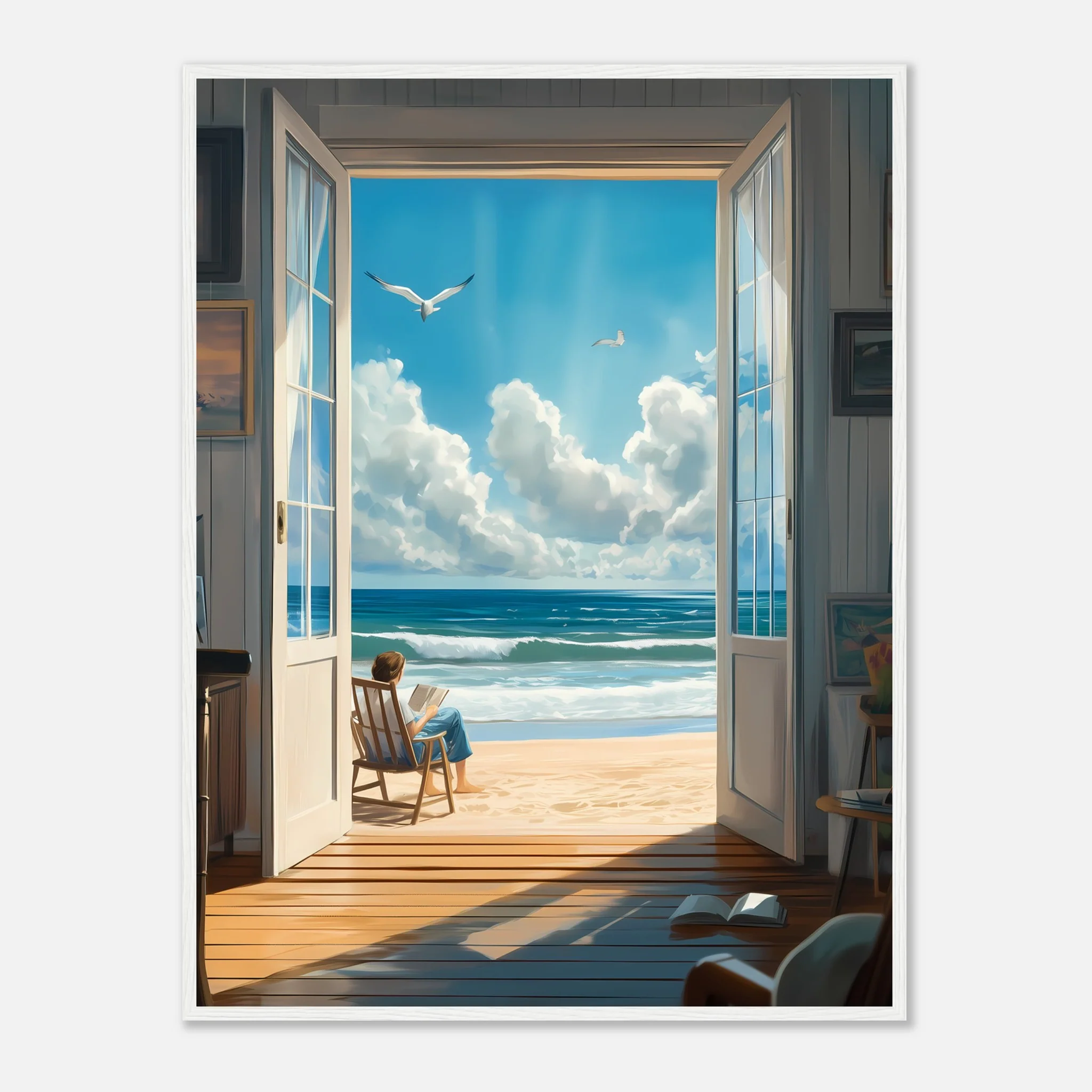 Reading by Shore – Poster - Image 17