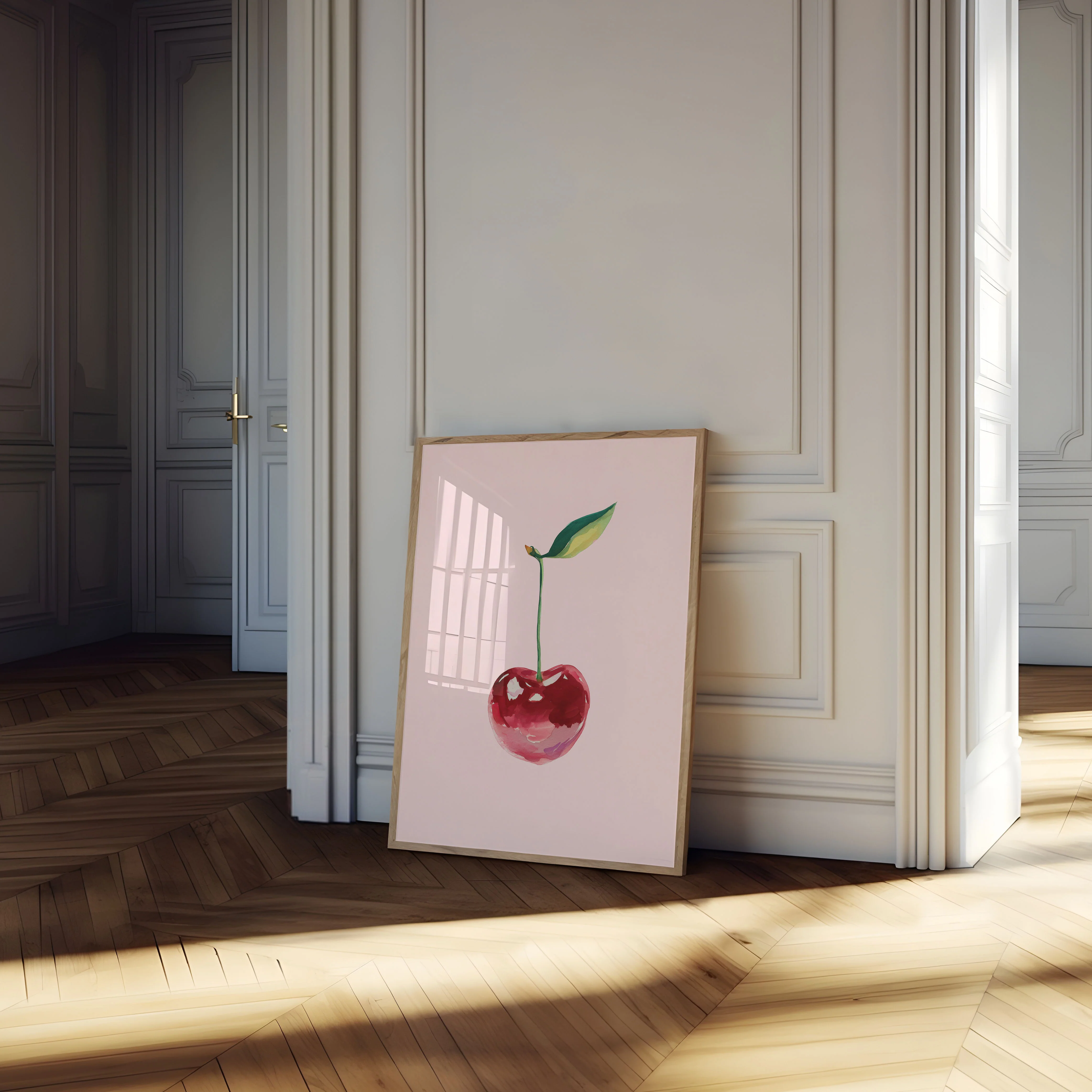 Red Cherry Delicate Poster - Image 4