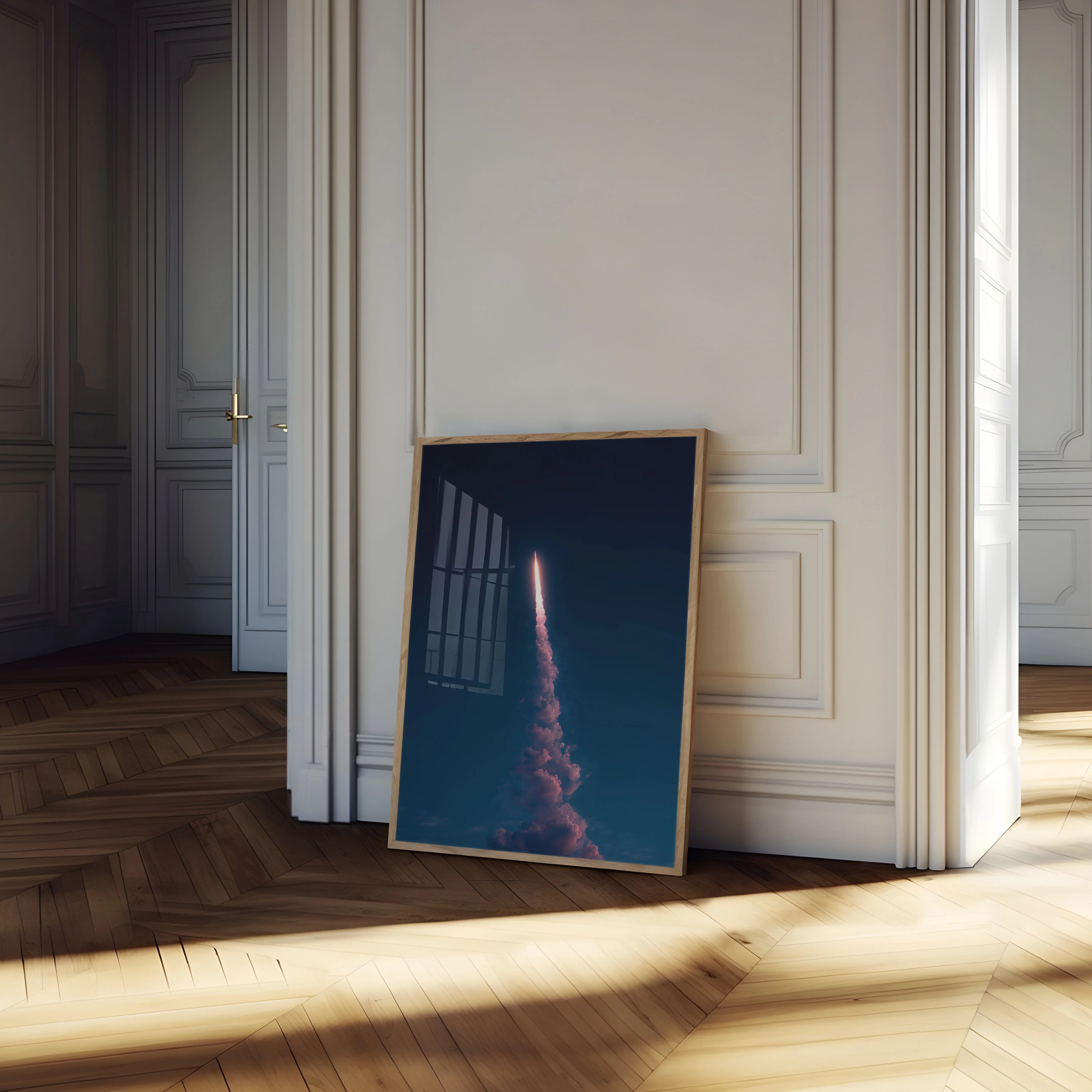 Rocket Launch into Darkness Poster - Image 4