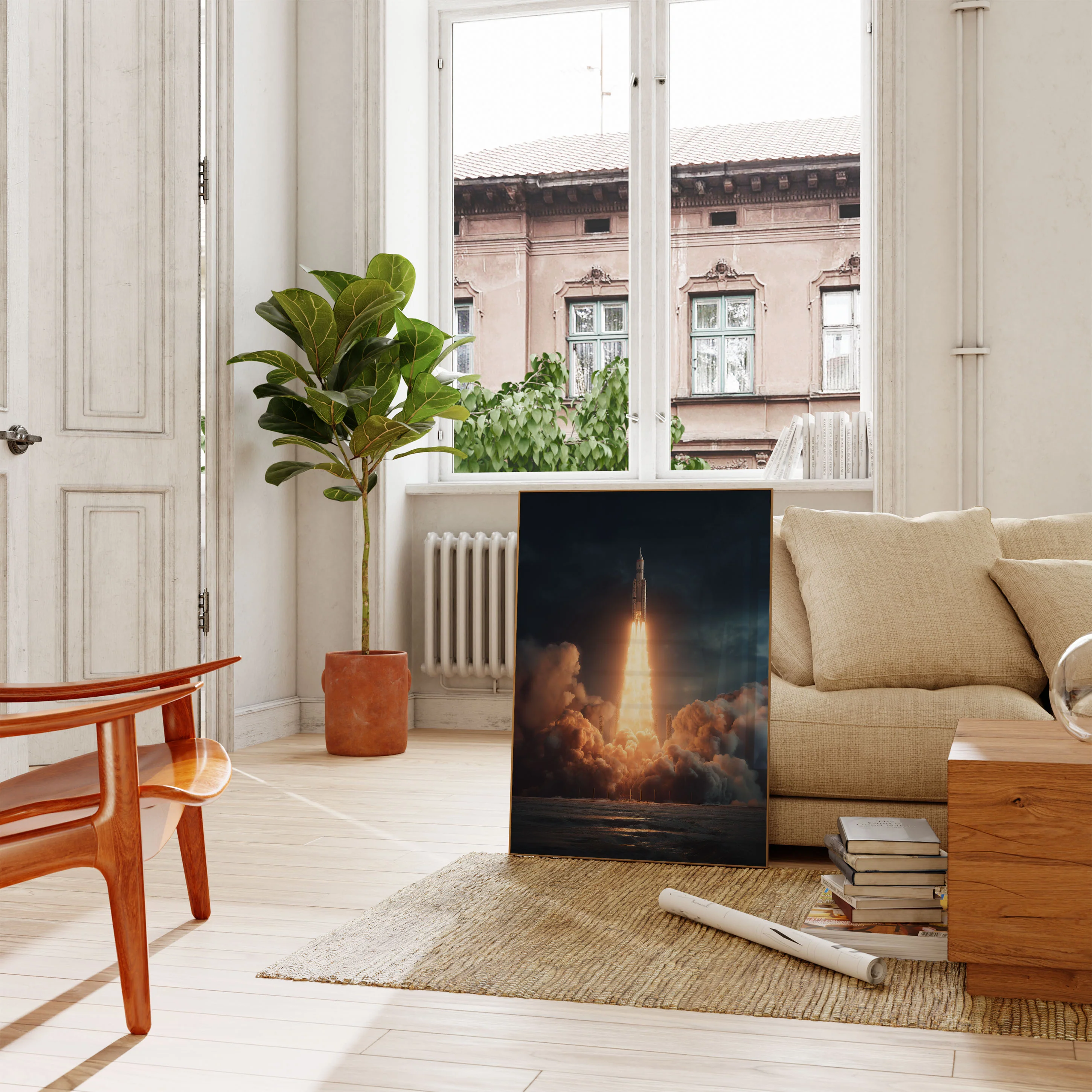 Rocket Launch into Infinity Poster - Image 2