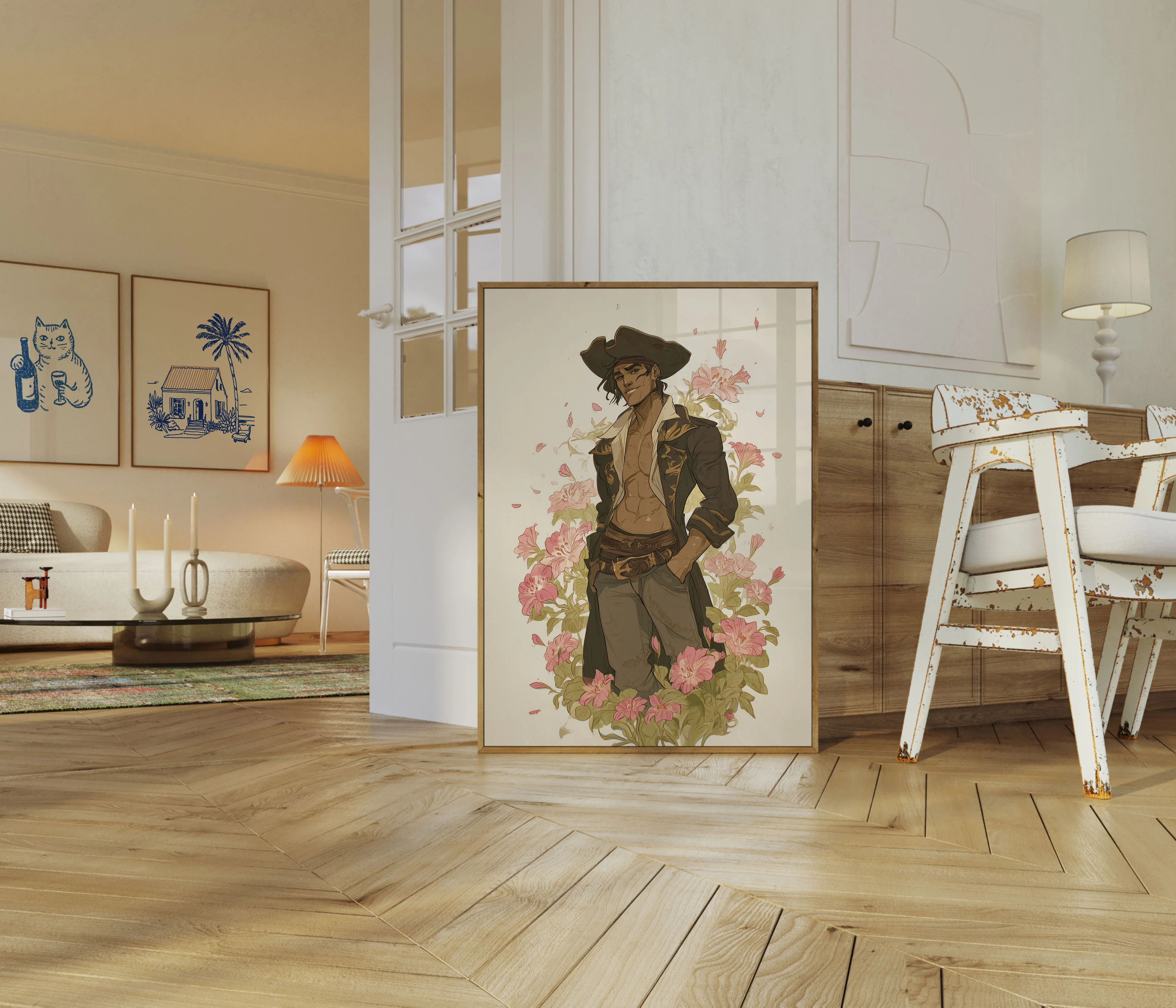 Romantic Pirate Bloom Poster - Image 5