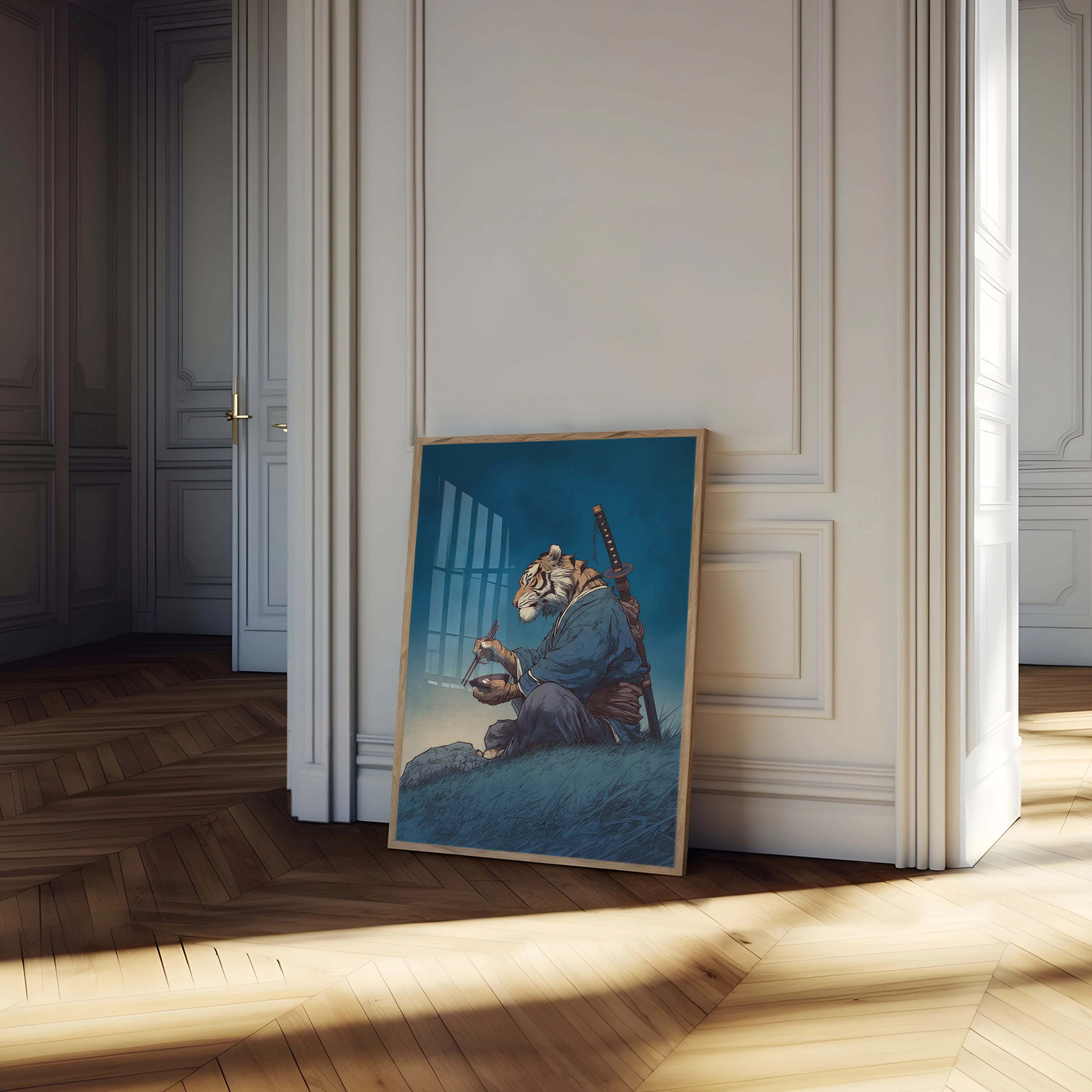 Samurai Tiger Dining Poster - Image 4