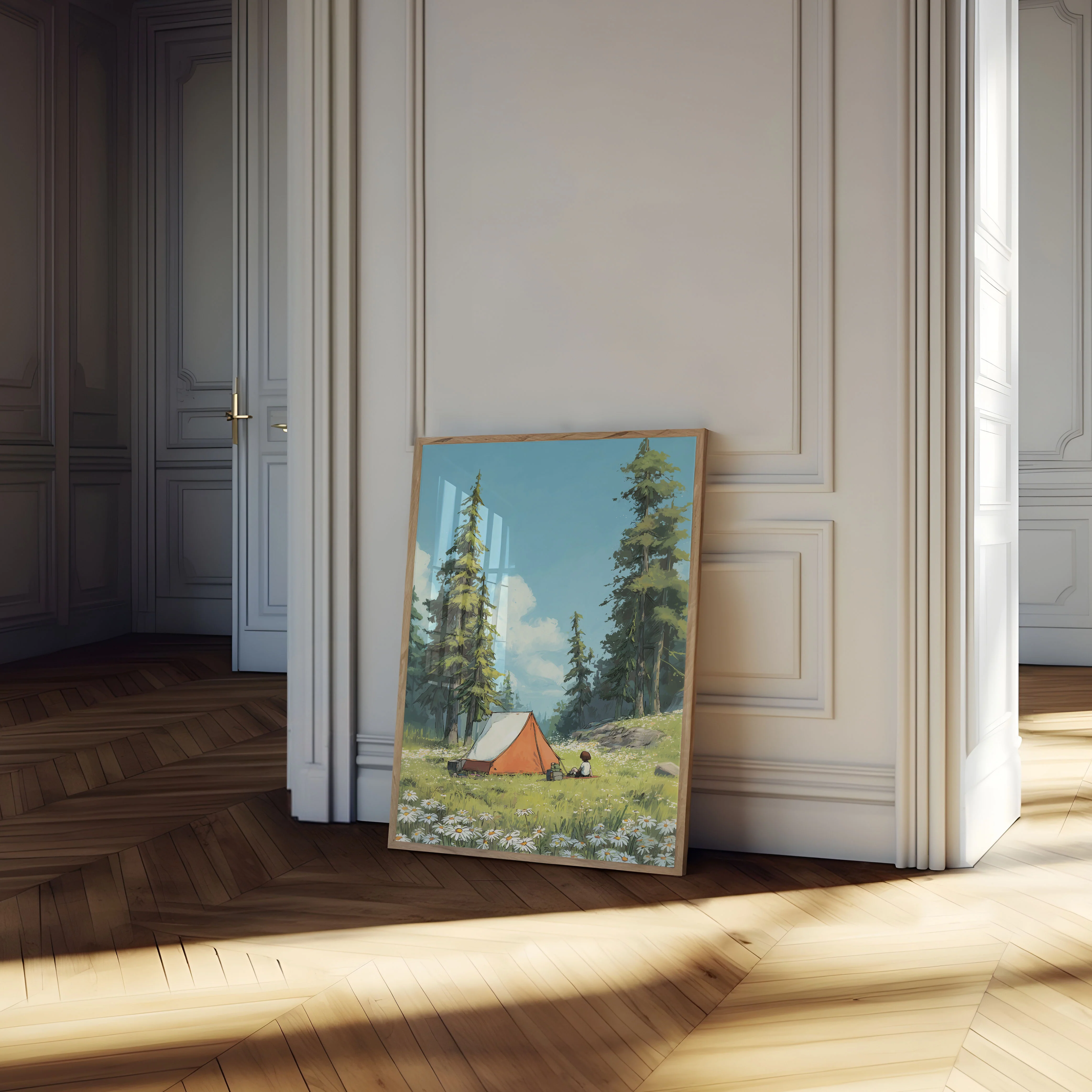 Serene Forest Camping Poster - Image 4