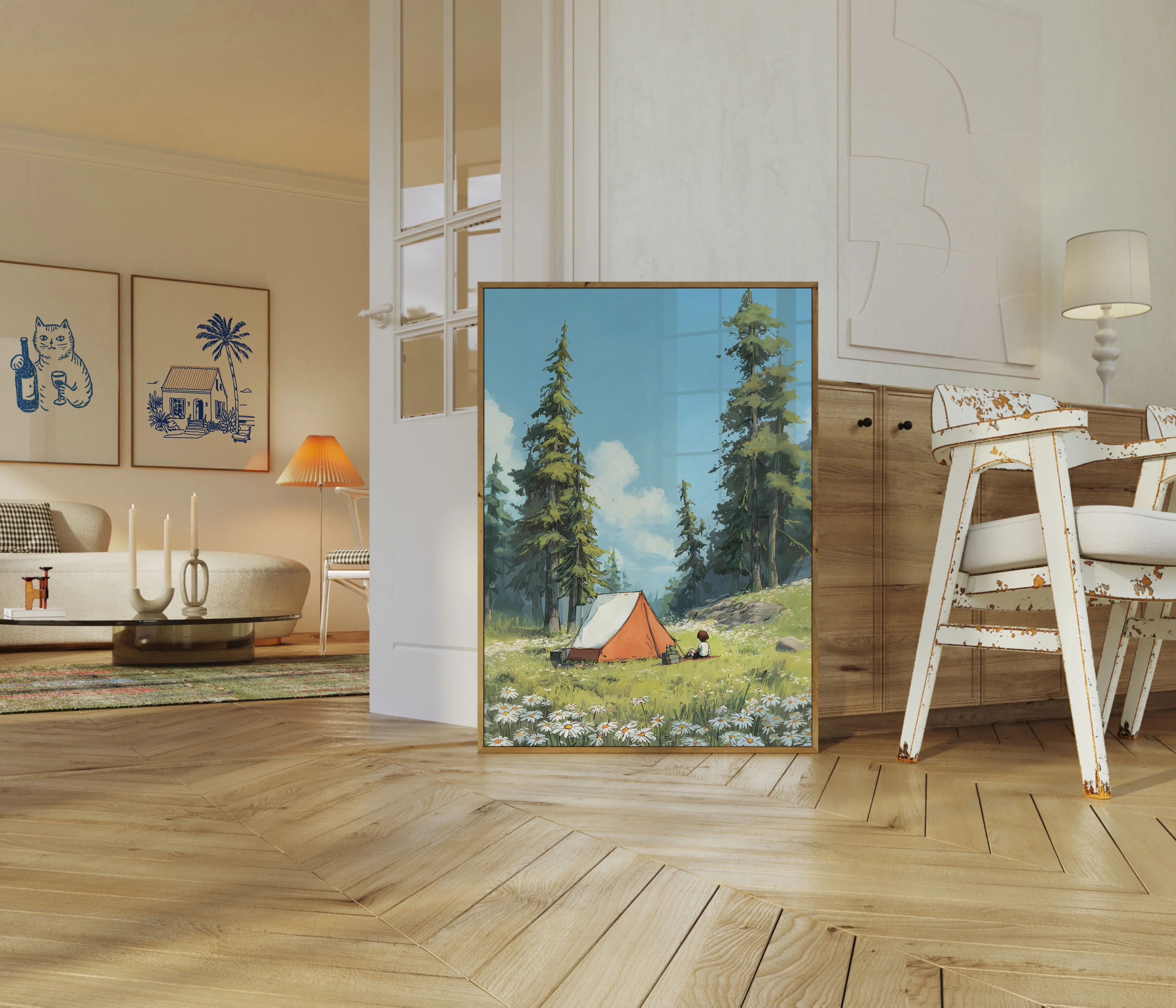 Serene Forest Camping Poster - Image 5