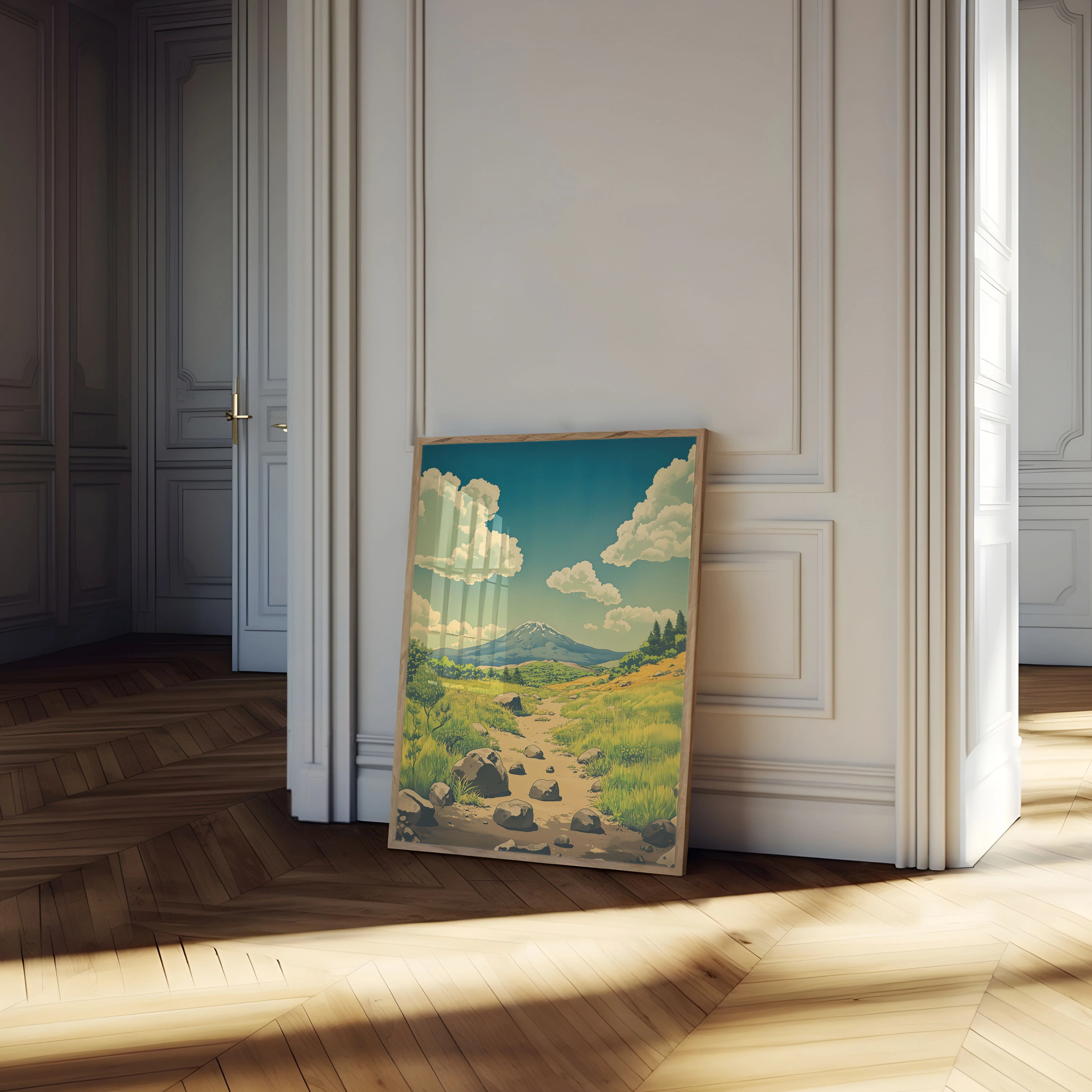 Serene Mountain Path Poster - Image 4