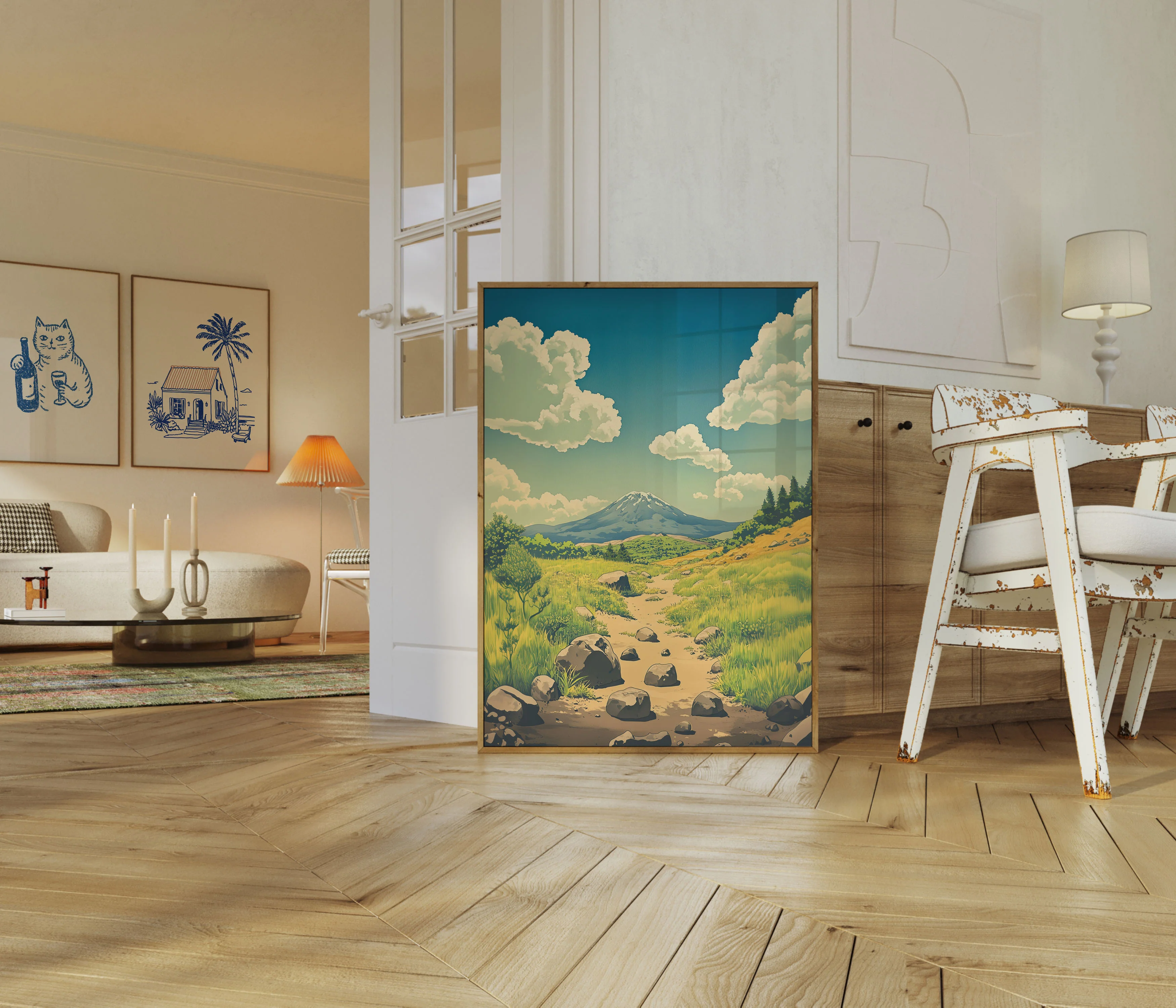 Serene Mountain Path Poster - Image 5
