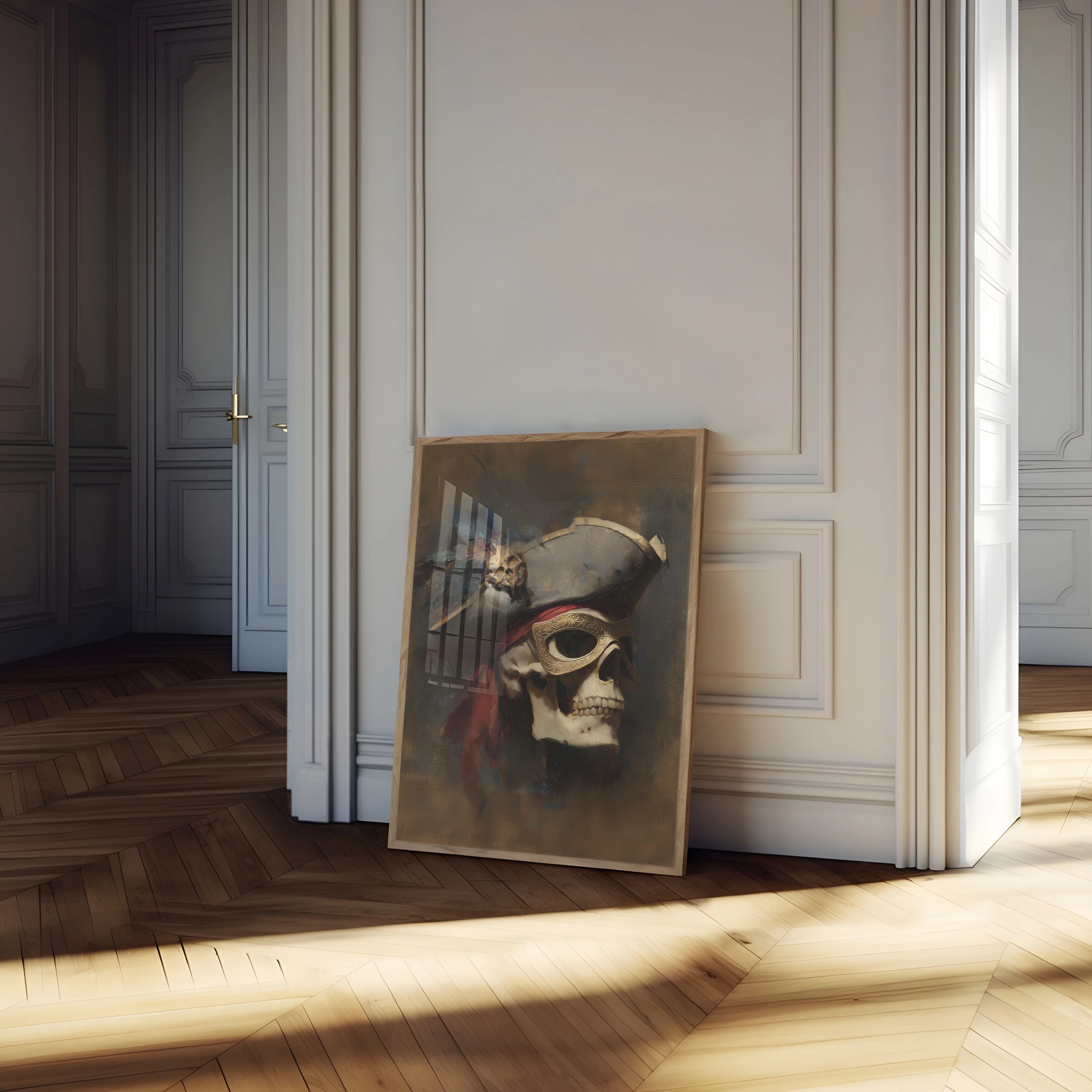 Skeleton Pirate Skull Poster - Image 4