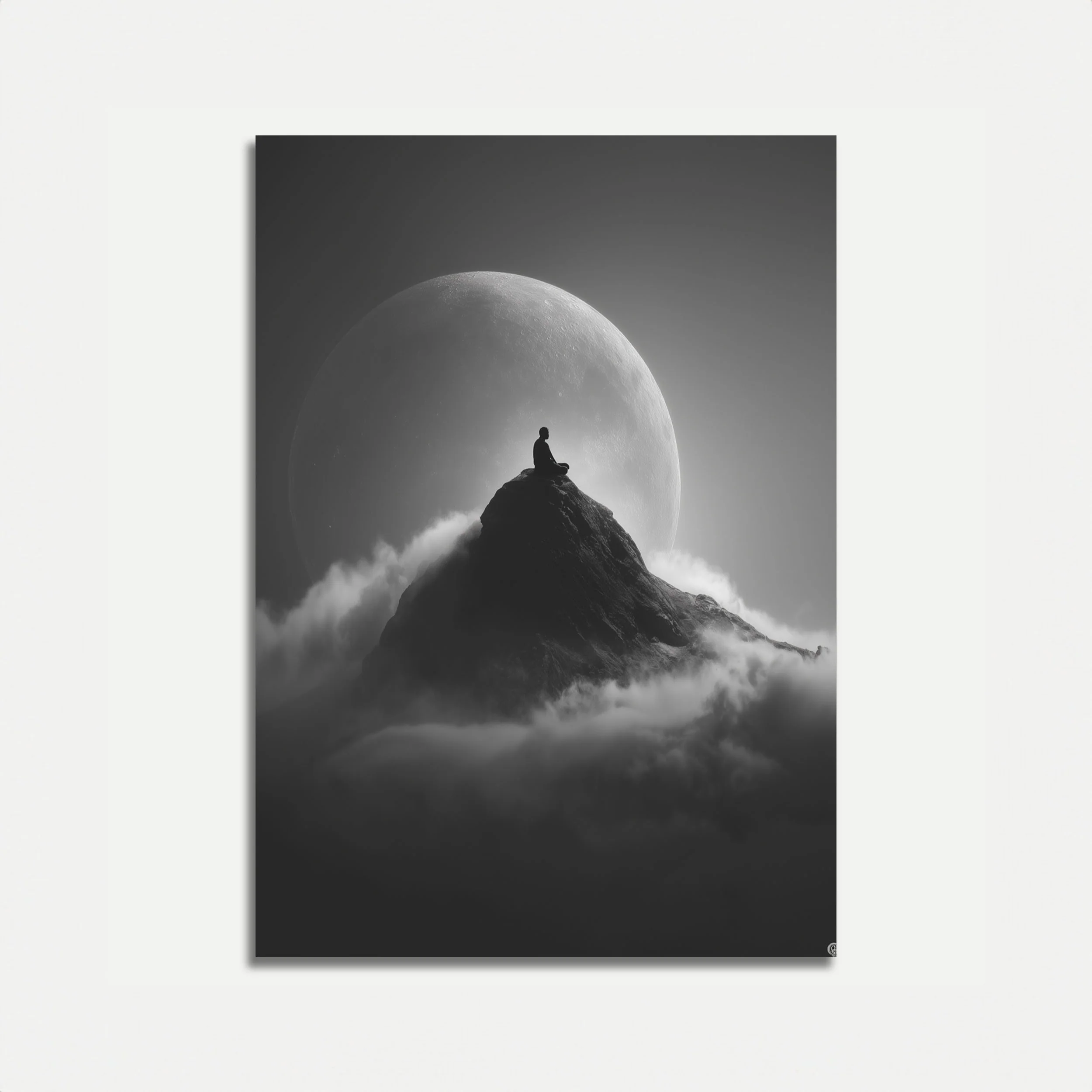Solitude on the Mountain Poster