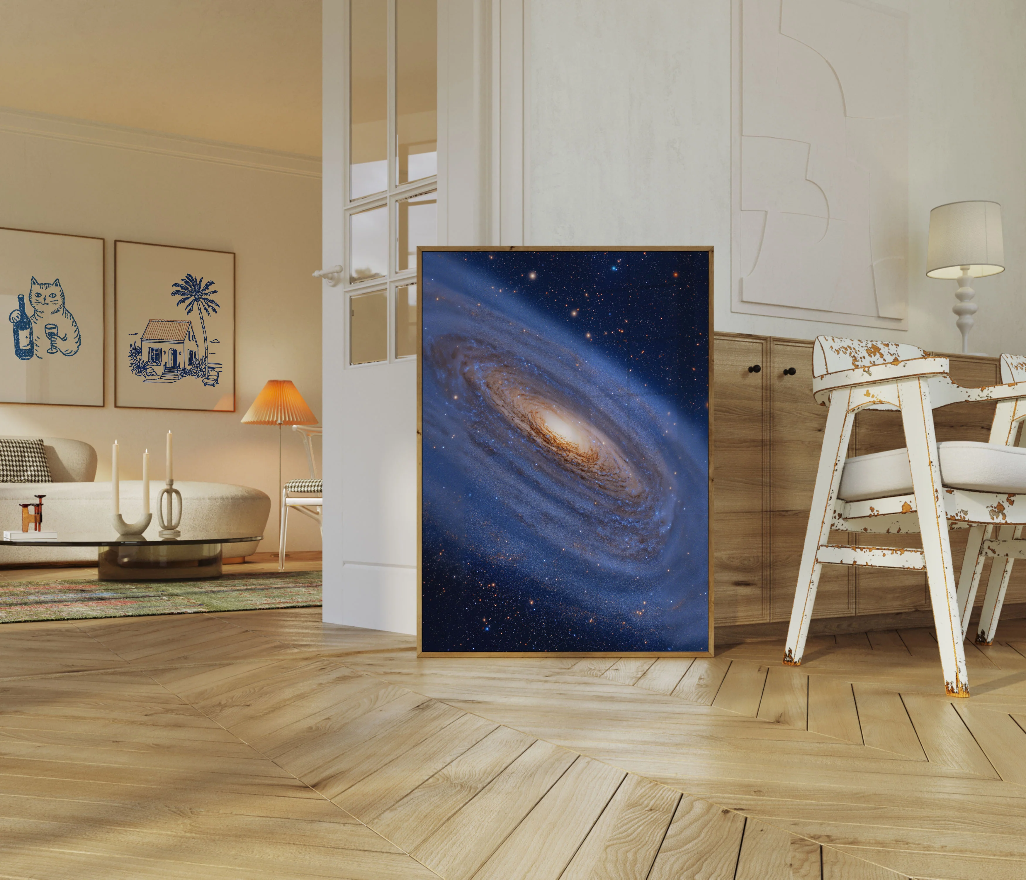 Spiral Galaxy in Deep Space Poster - Image 5