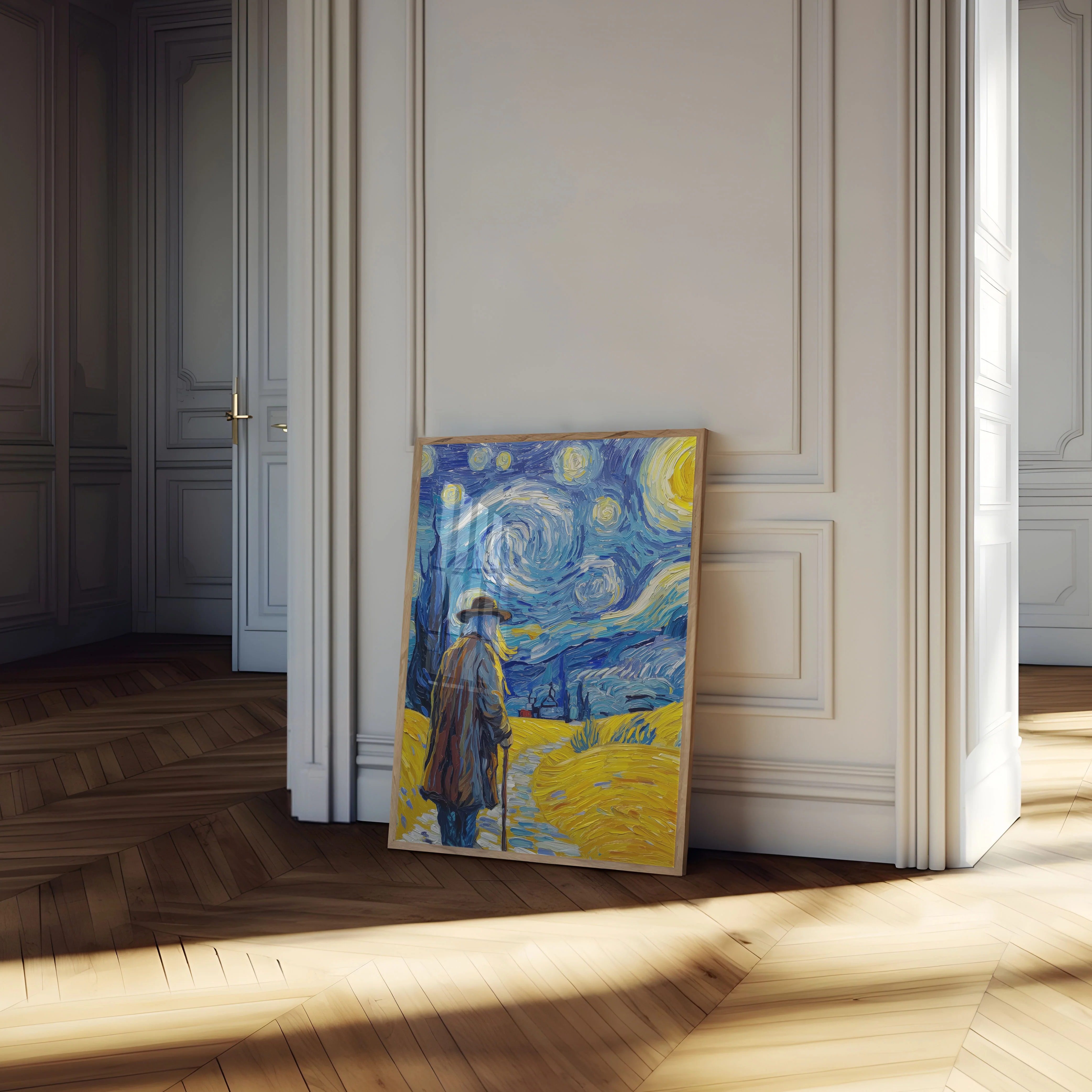 Starry Night Wanderer Poster - Image 4