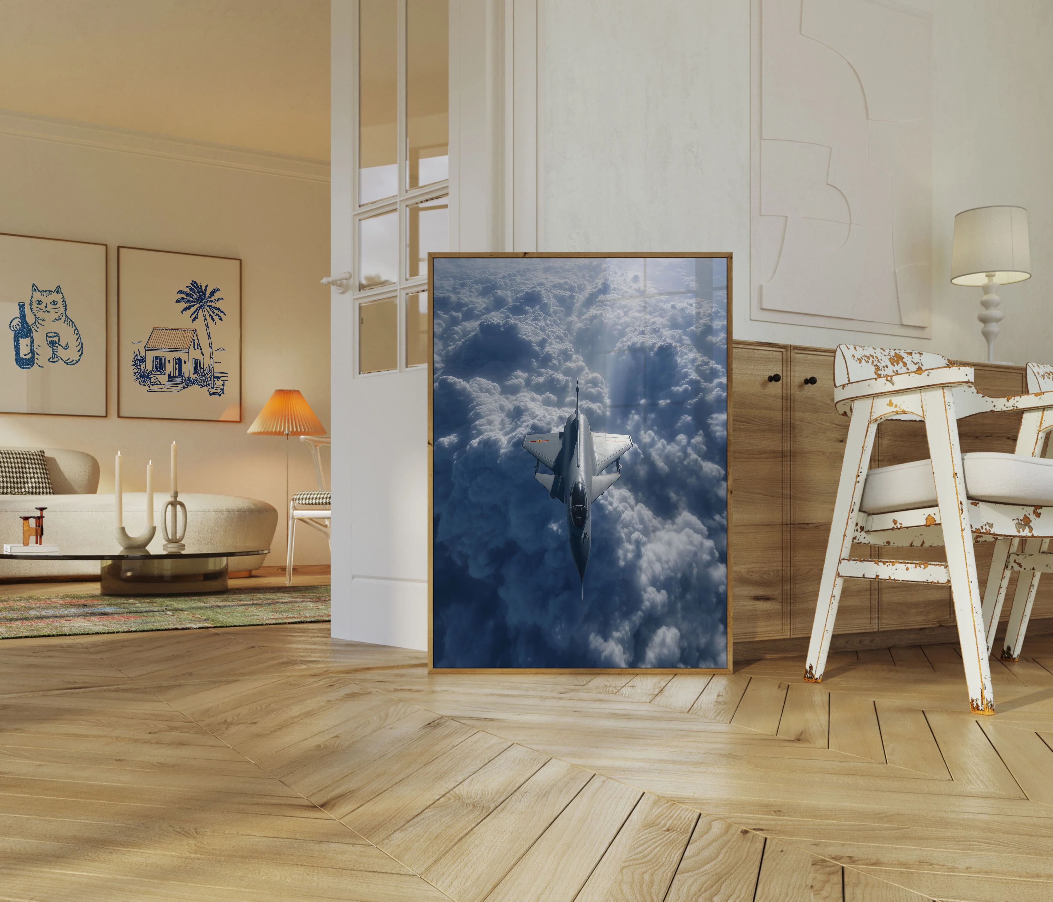 Storm Piercing Jet Fighter Poster - Image 5