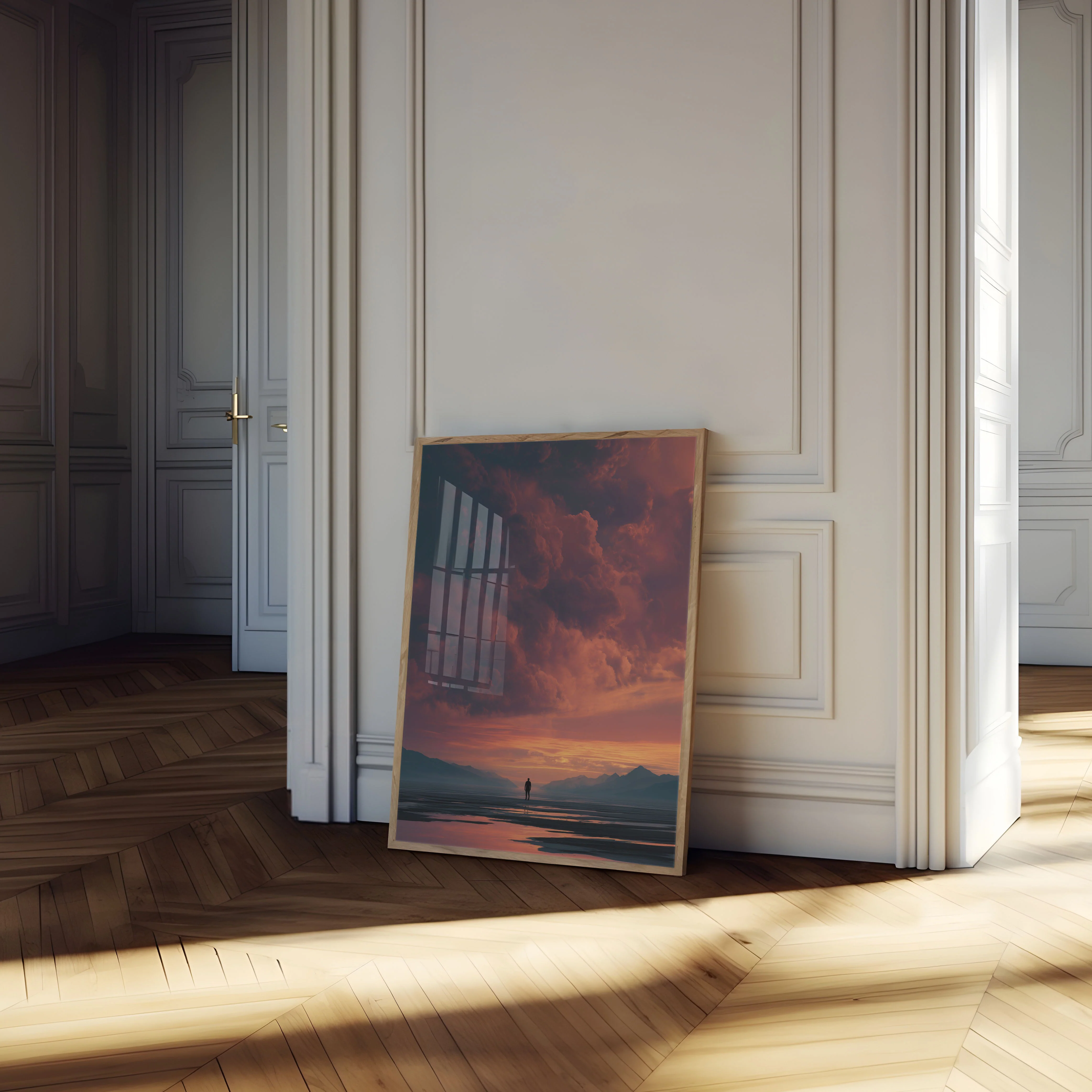Stormy Mountain Solitude Poster - Image 4
