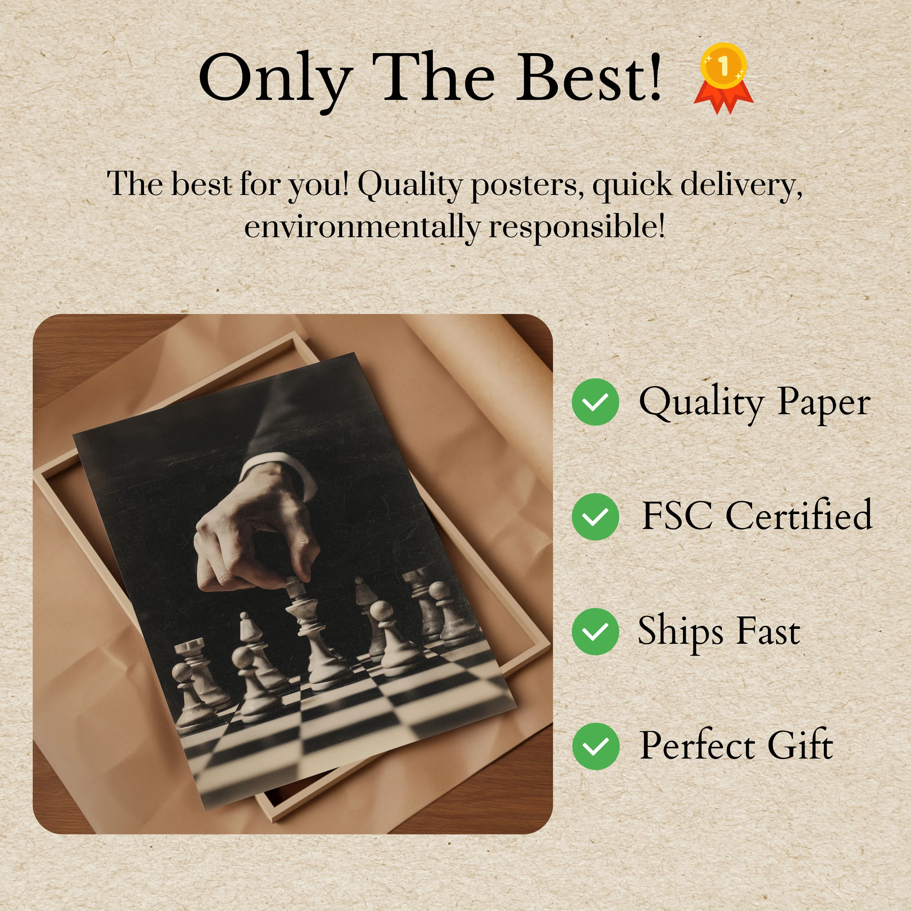 Strategic Chess Move Poster - Image 3