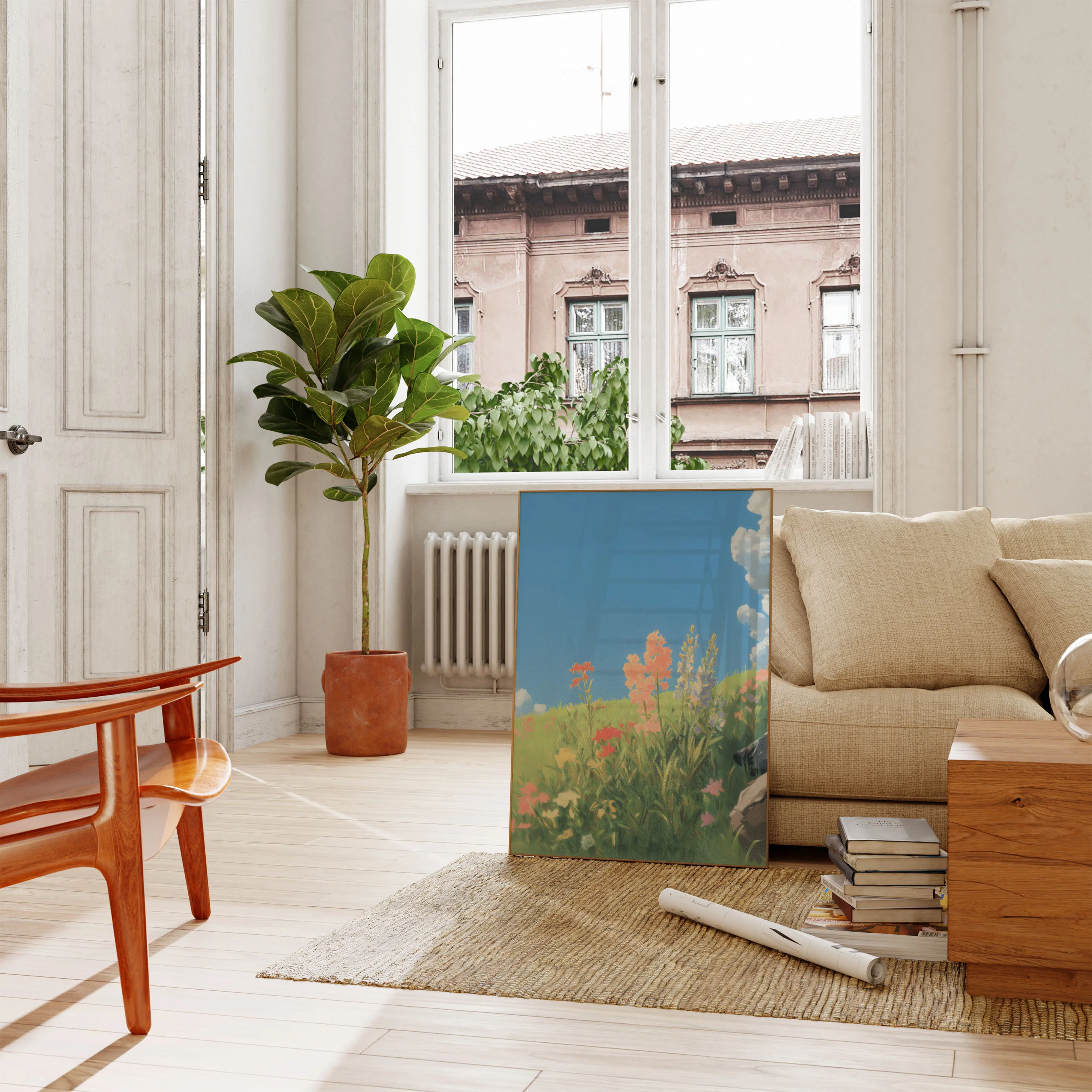 Summer Wildflower Meadow Poster - Image 2