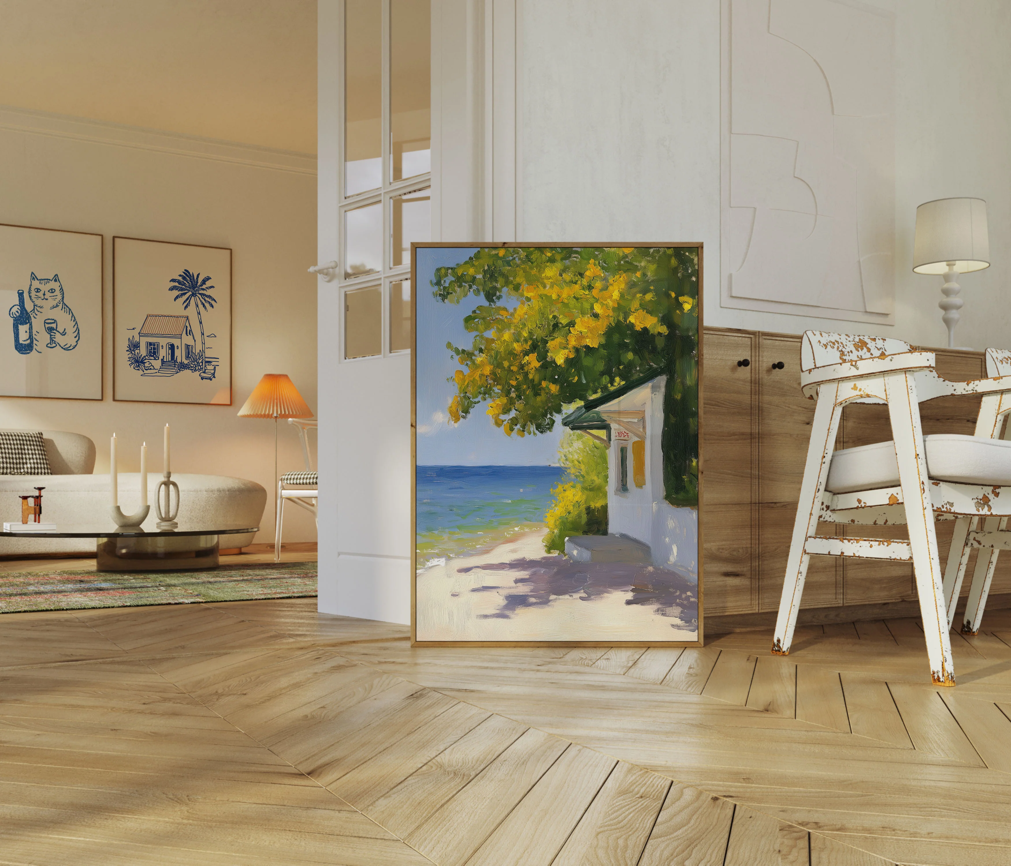 Sunny Coastal Retreat Poster - Image 5