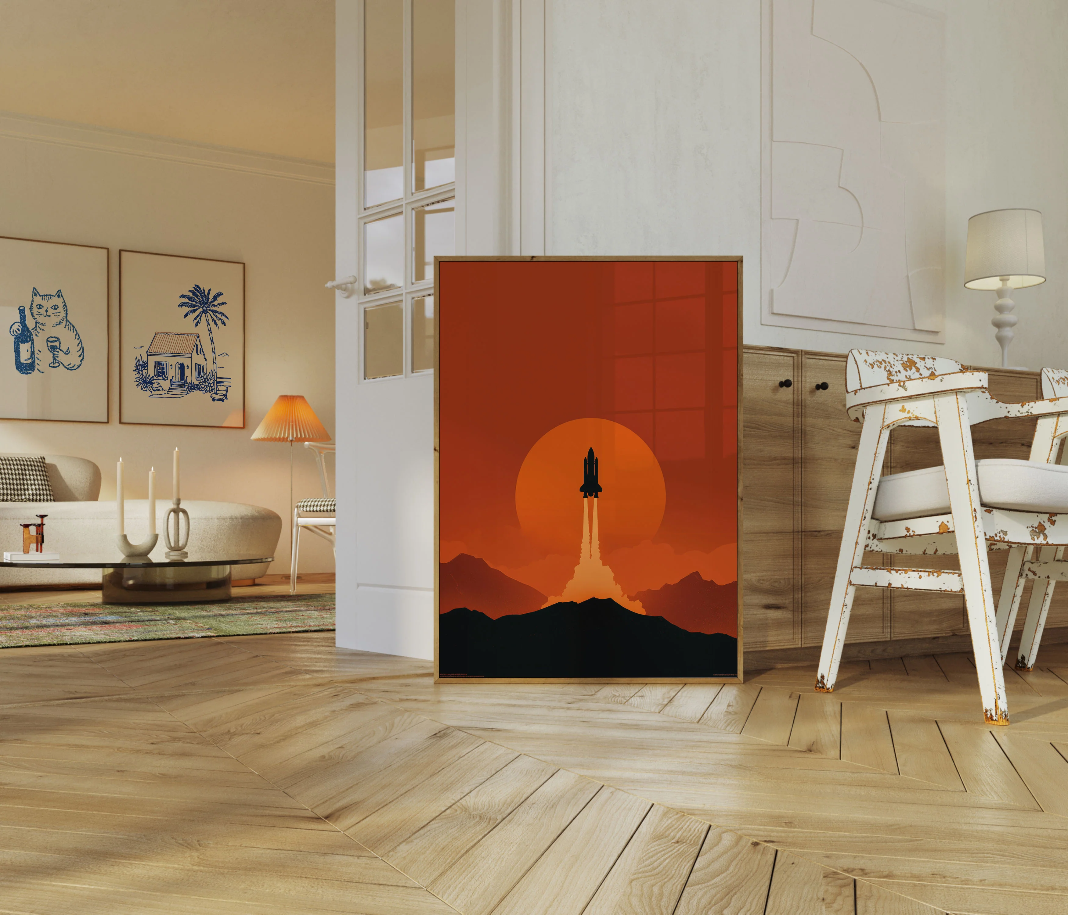 Sunrise Space Shuttle Poster - Image 5