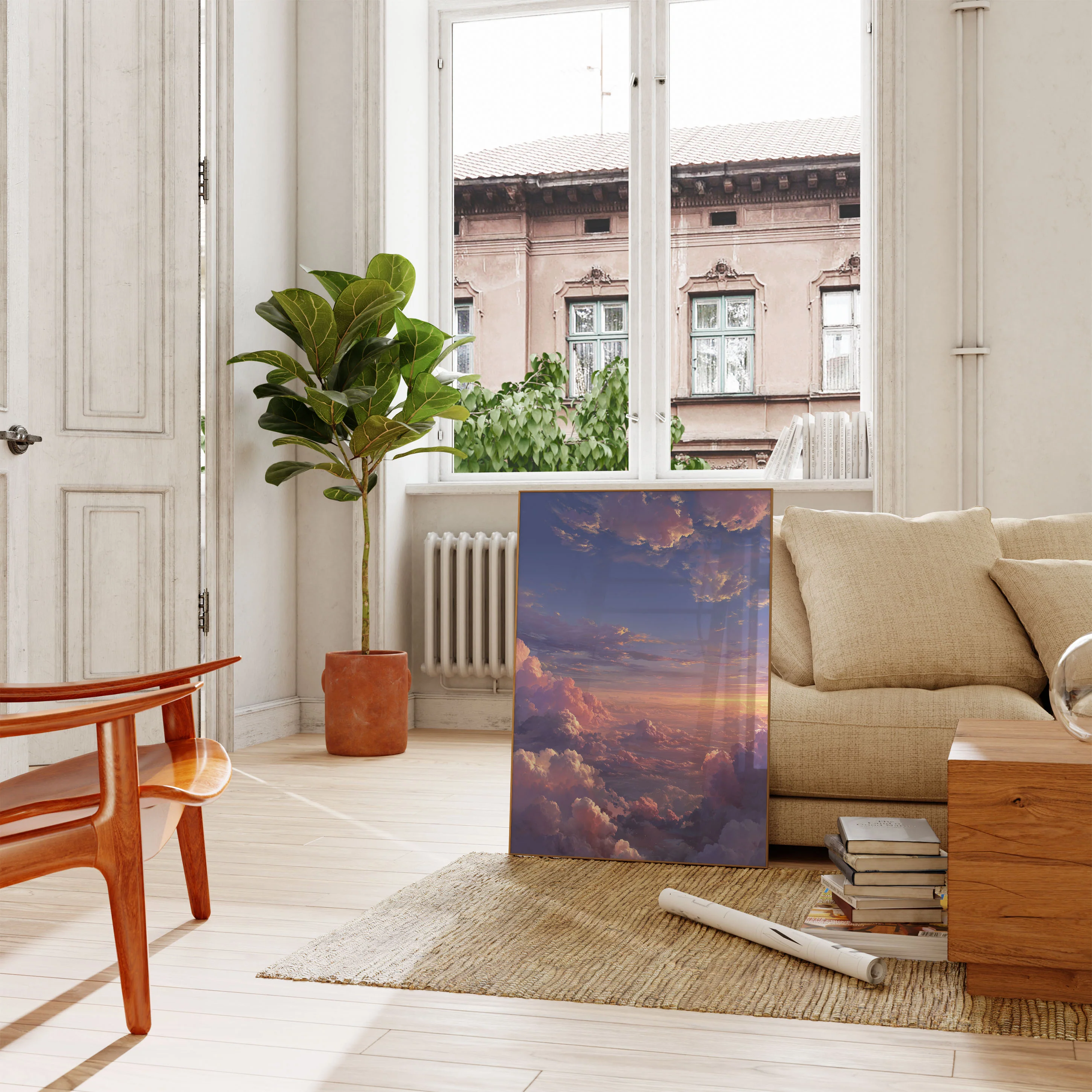 Sunset Above Clouds Poster - Image 2