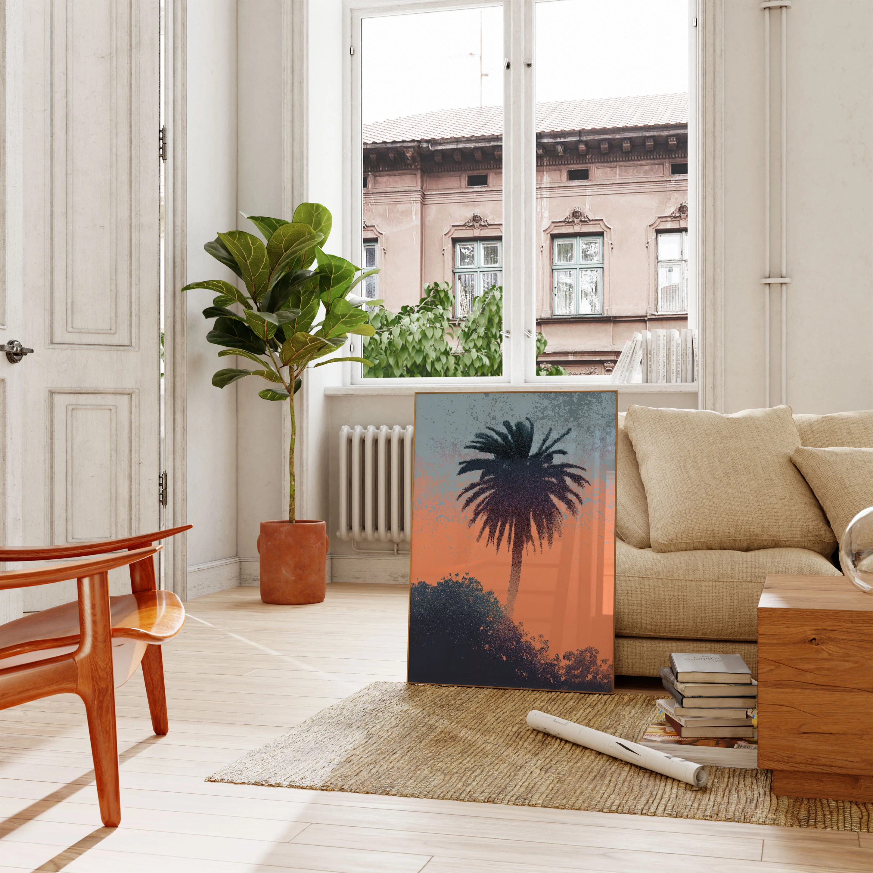 Sunset Palm Paradise Poster - Image 2