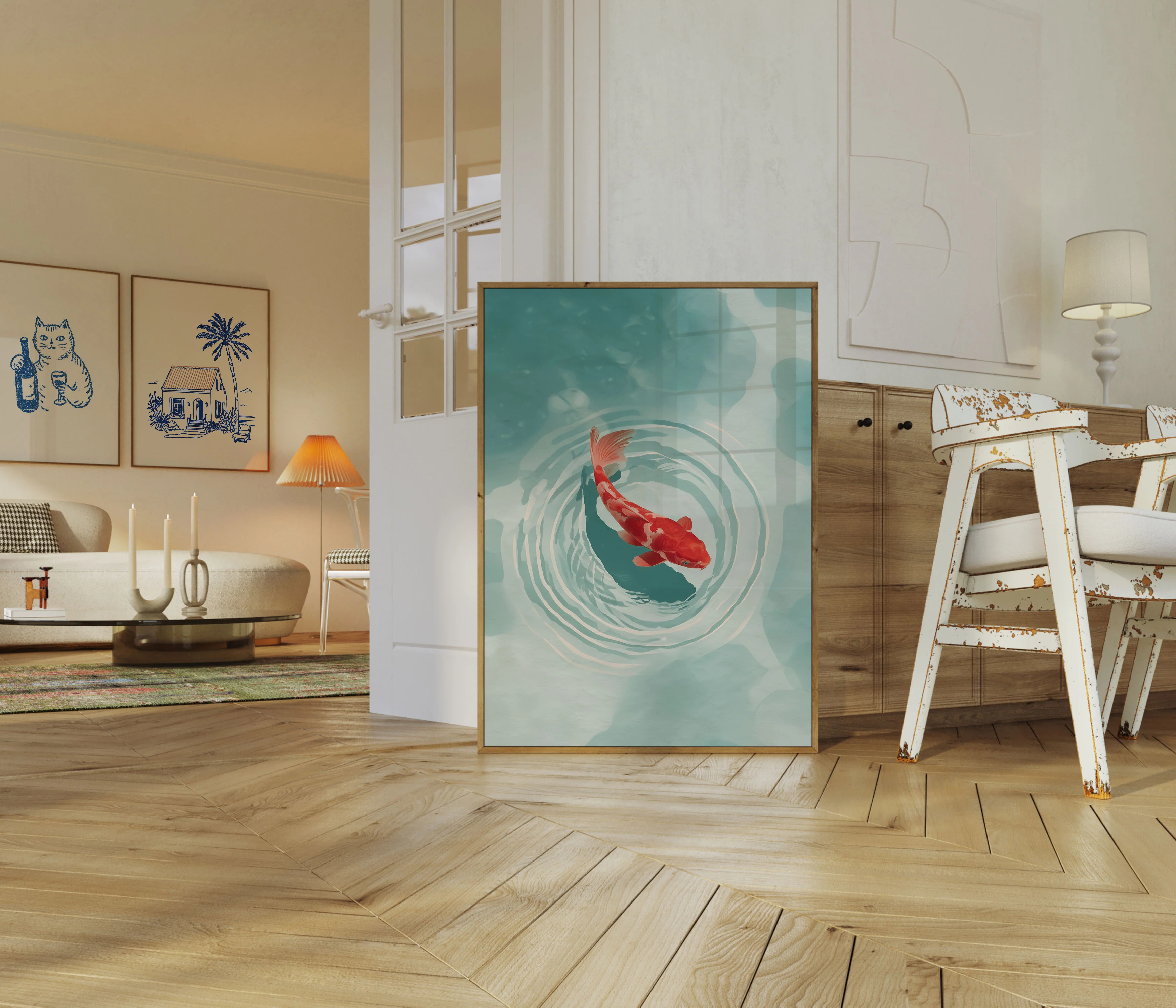 Tranquil Koi Zen Poster - Image 5