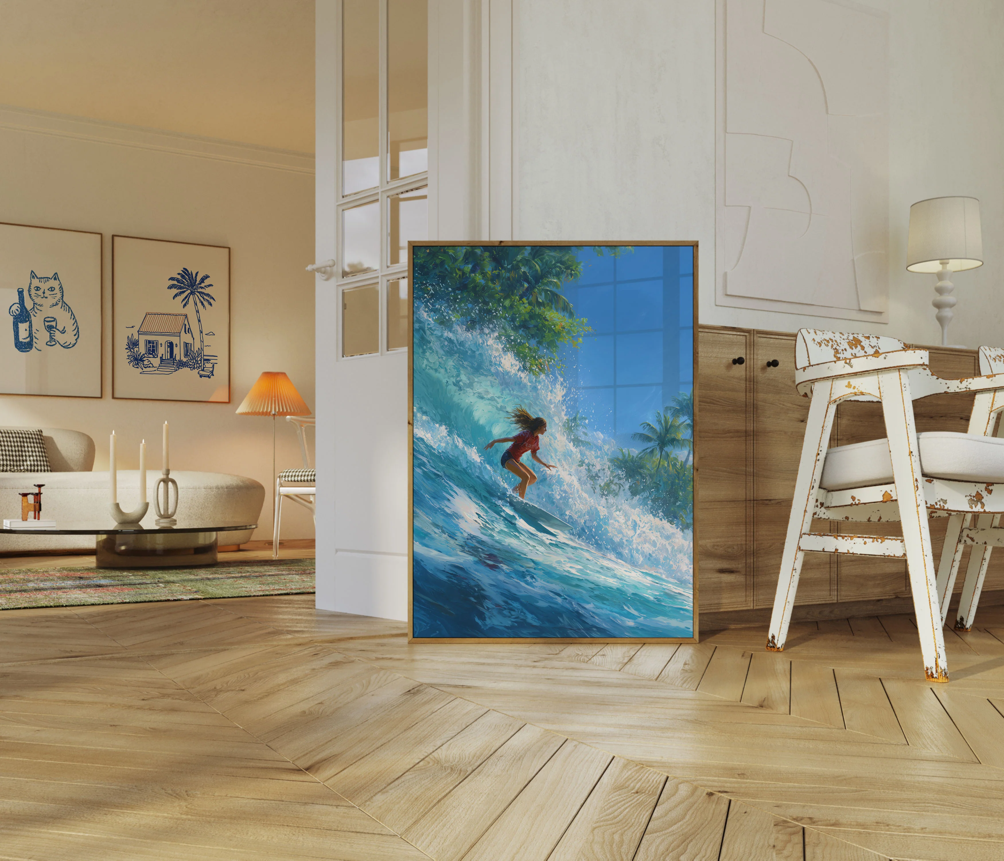Tropical Wave Rider Poster - Image 5