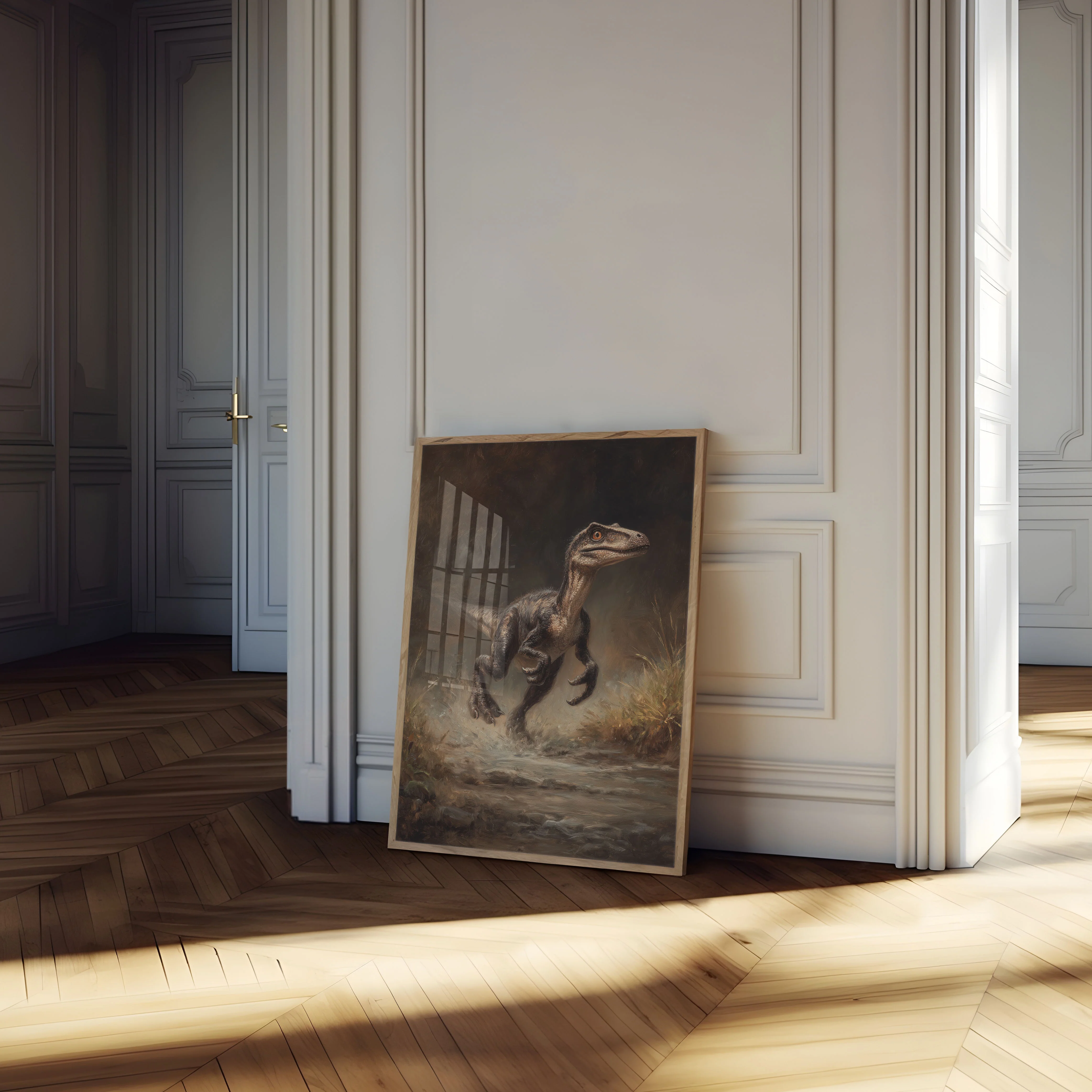 Velociraptor Hunter Wilderness Poster - Image 4