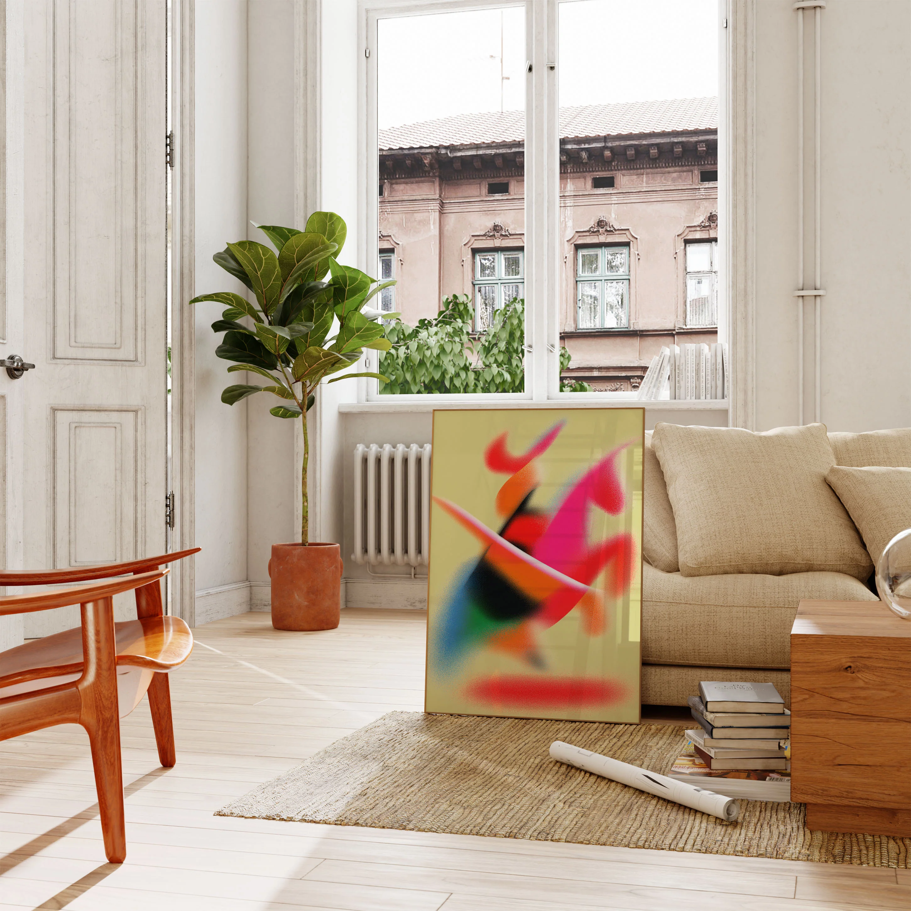 Vibrant Abstract Gradient Poster - Image 2