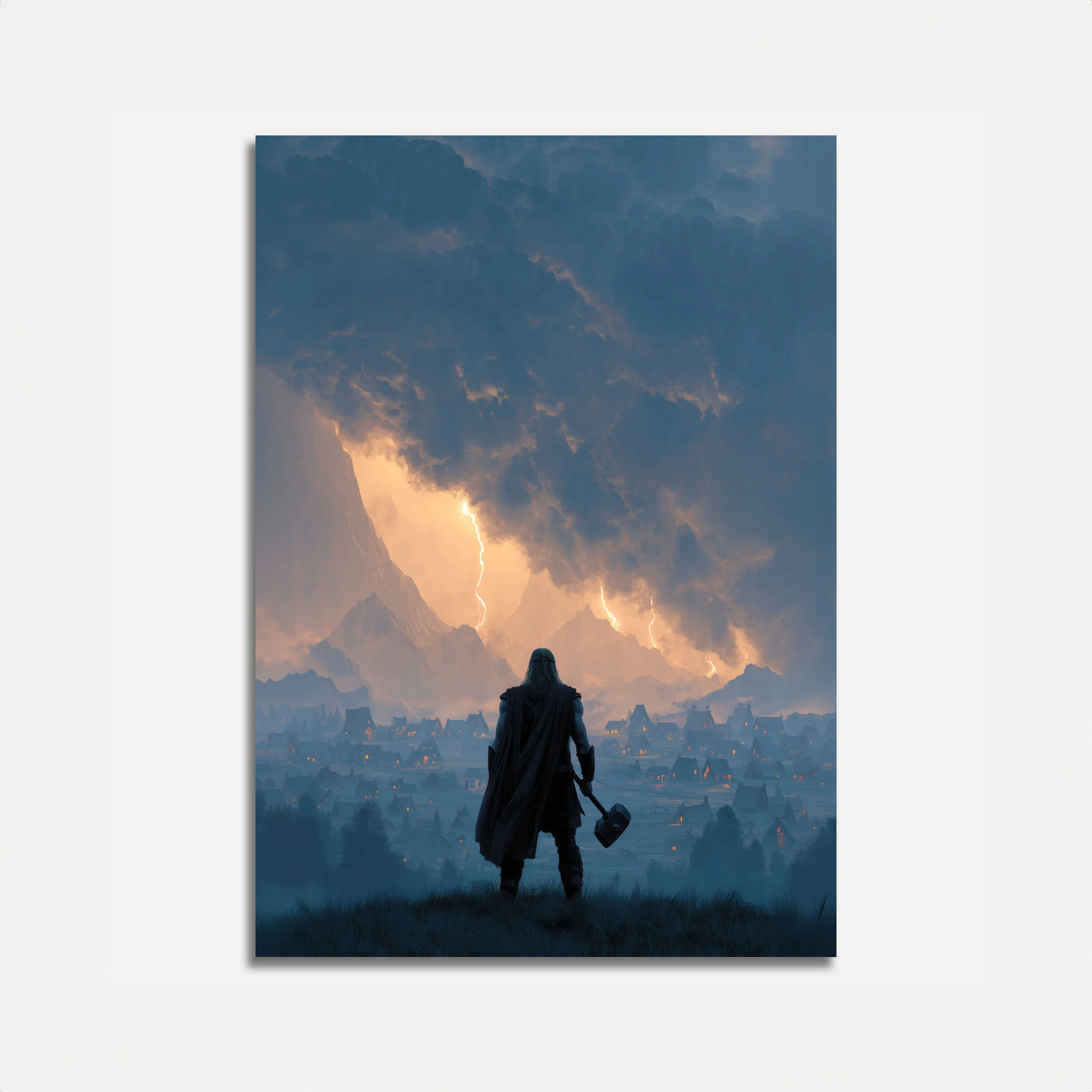 Viking Storm Warrior Poster