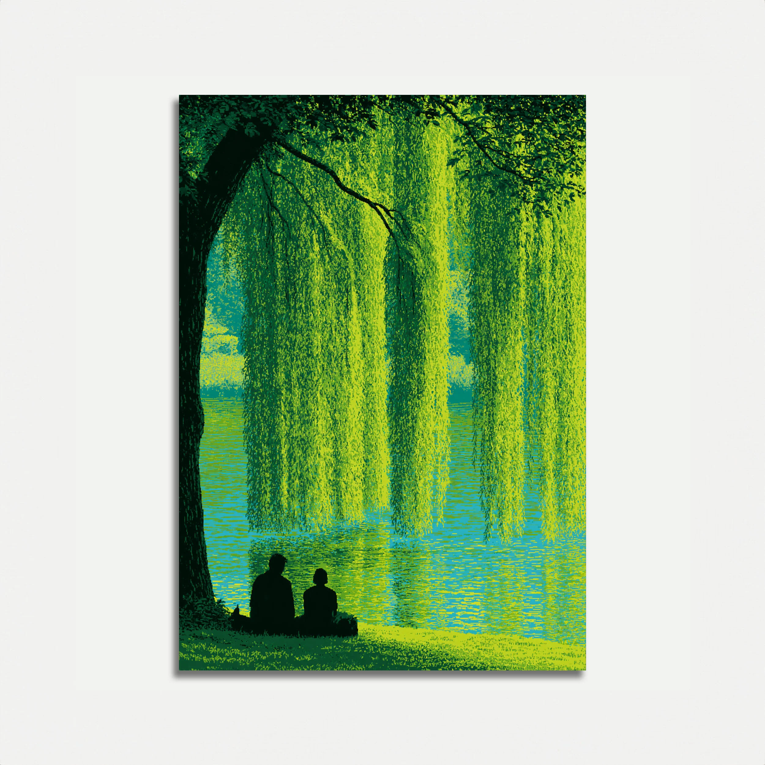 Weeping Willow by the Water Poster